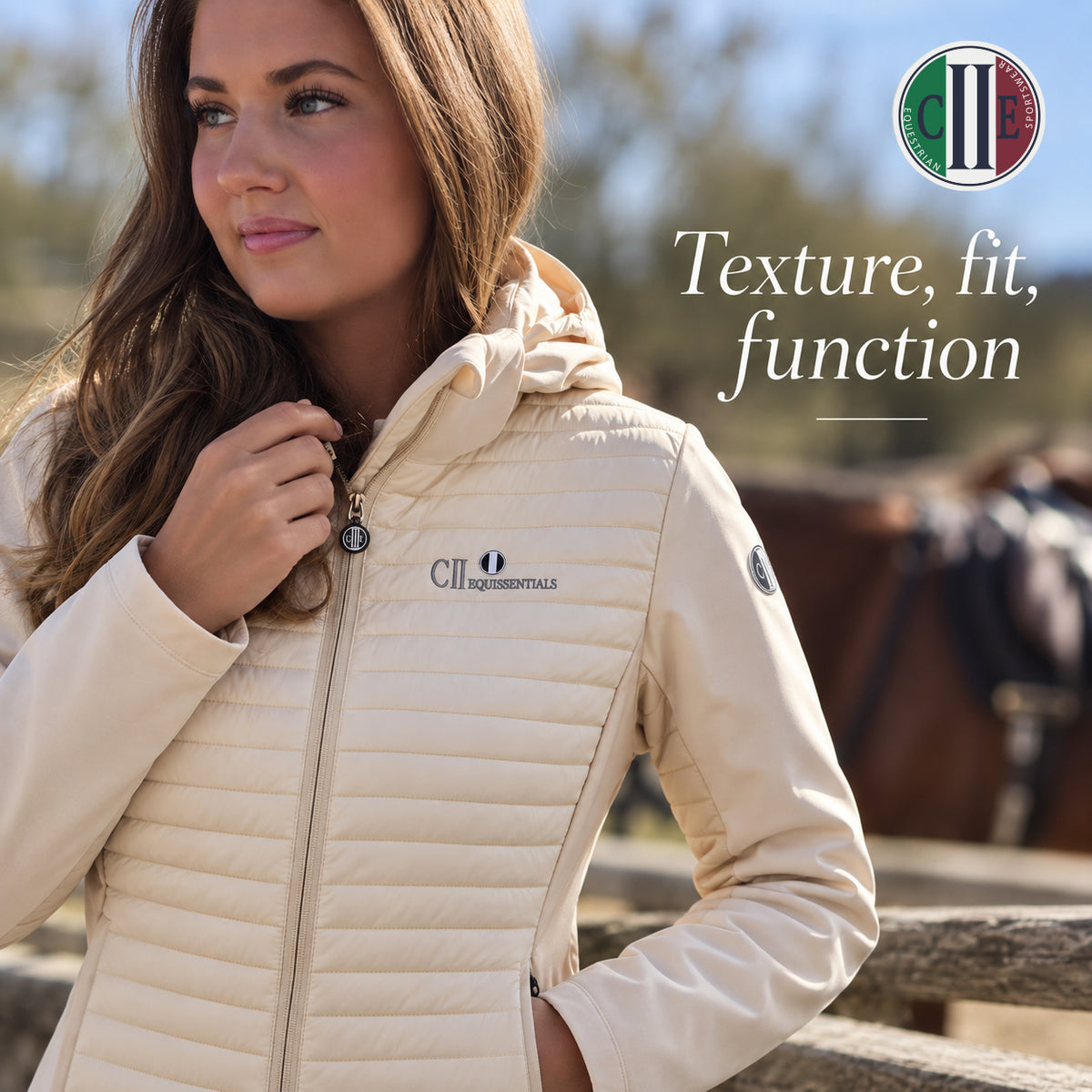 SAN JOSE Softshell Quilted Jacket Beige (Chreme Brulee)