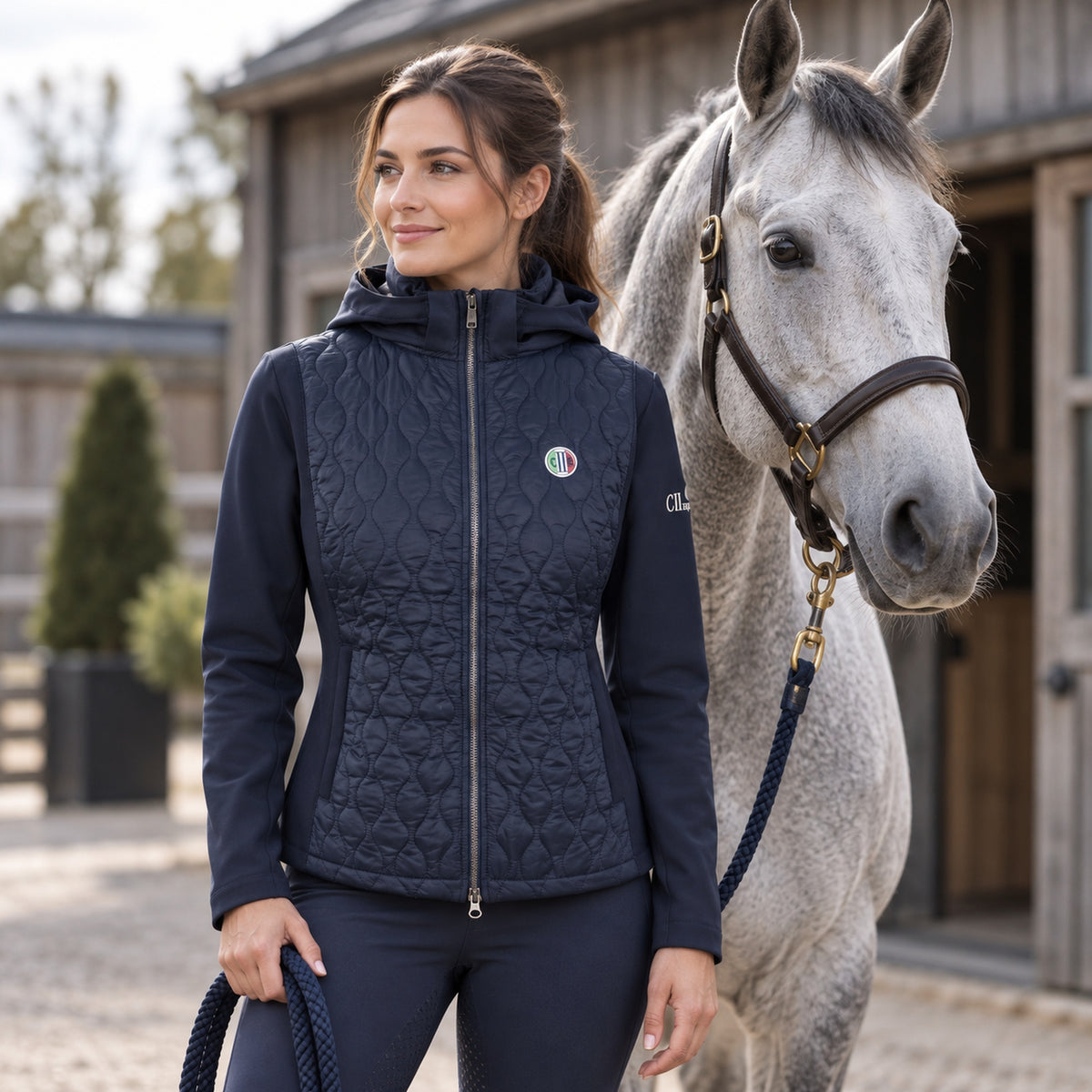 RIPON Softshell Quilted Jacket Navy (Black Iris)