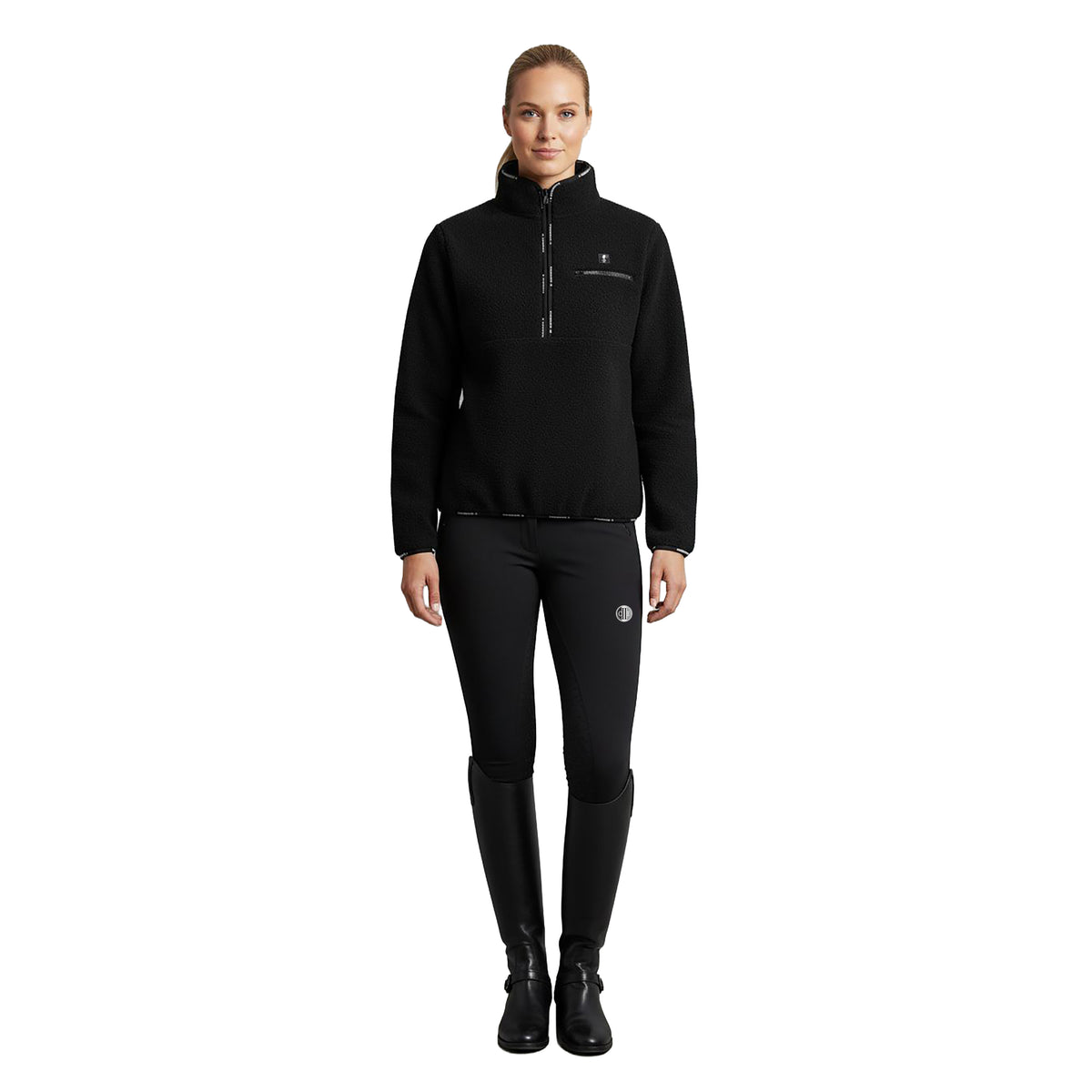 SACRAMENTO Sherpa Fleece Pullover Black (Jet Black)