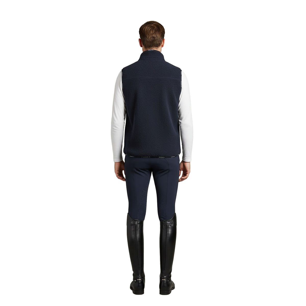 ELK GROVE Sherpa Fleece Vest Navy (Black Iris)