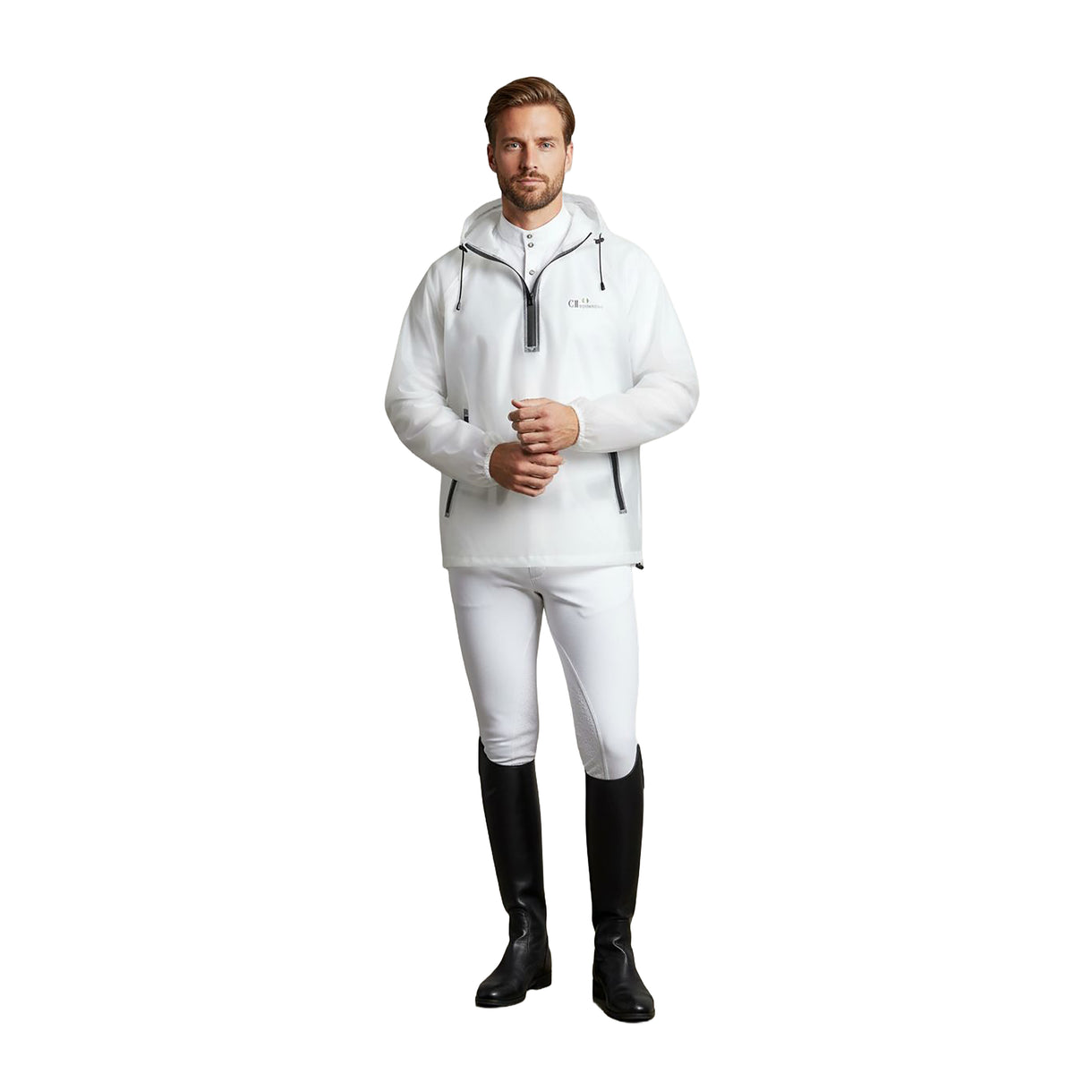 CORCORAN Transparent Rain Anorak Transparent