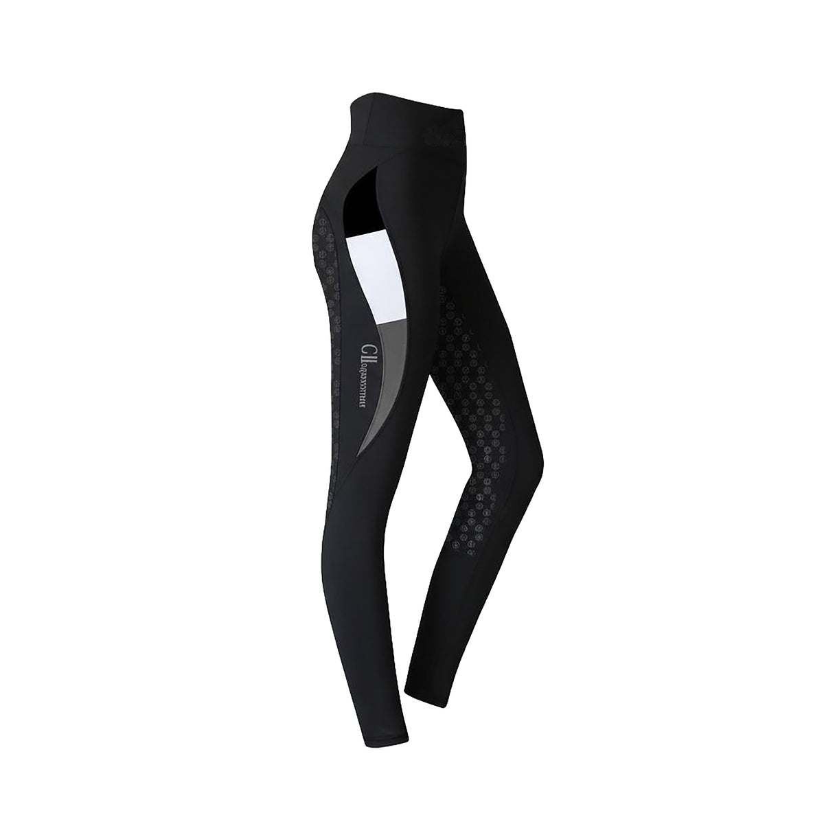 GLENDALE Ladies Fullgrip Compression Thights Black (Jet Black)