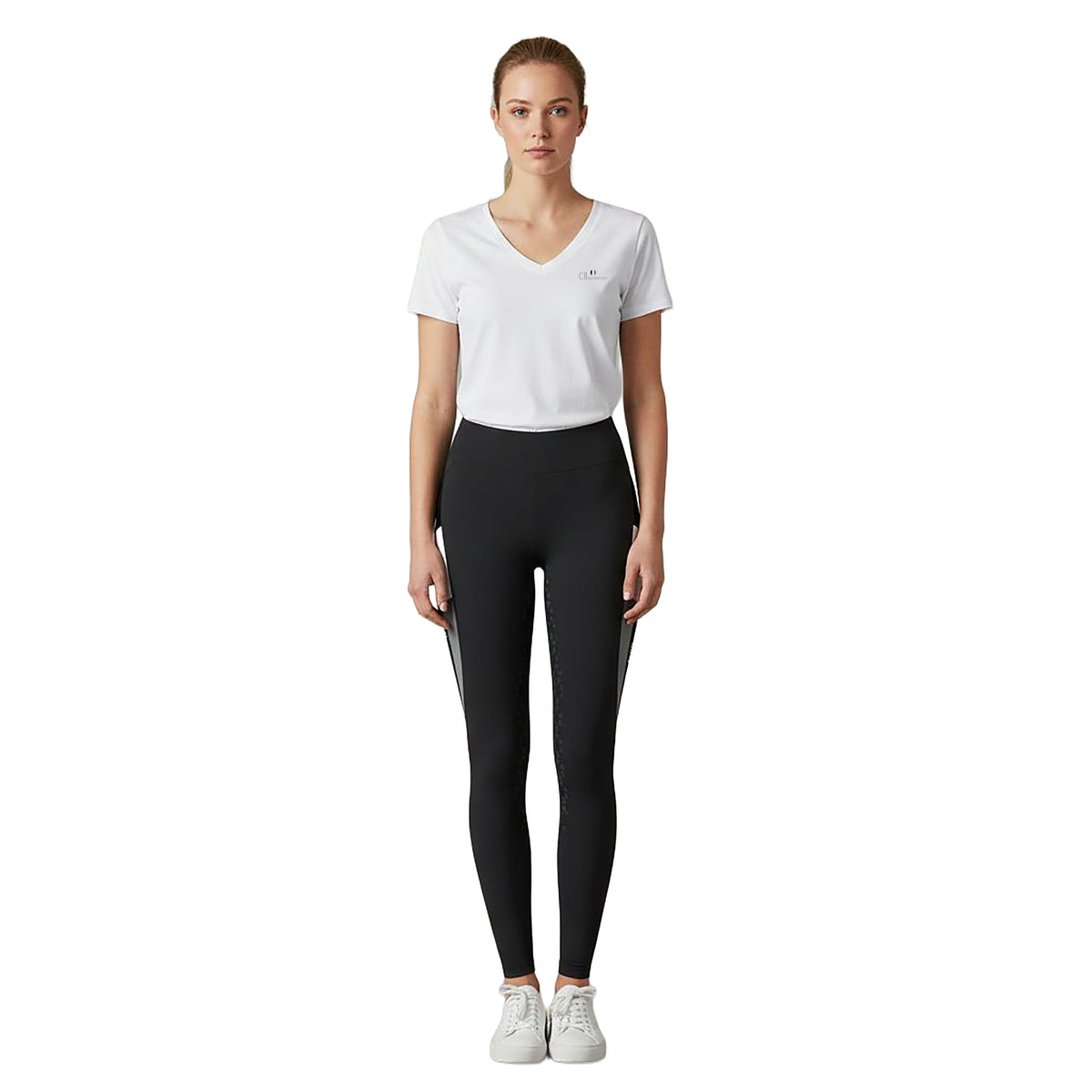 GLENDALE Ladies Fullgrip Compression Thights Black (Jet Black)