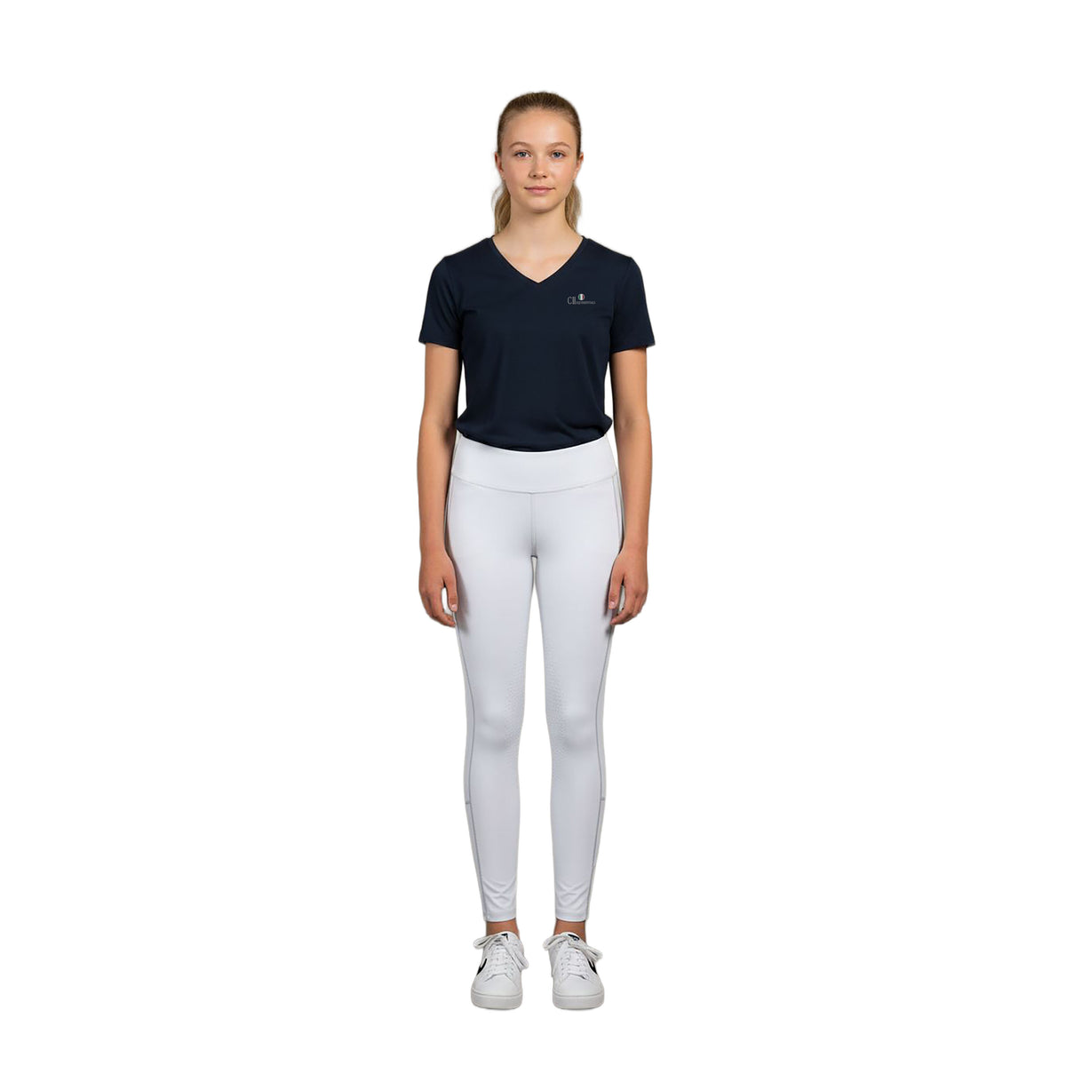 GUANDALUPE Girls Fullgrip thights White (Optical White)