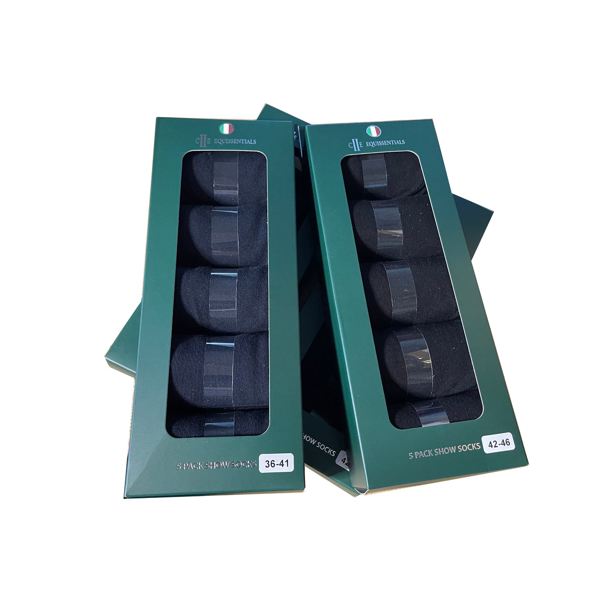POMONA 5 Pack Showsocks Black (Jet Black)