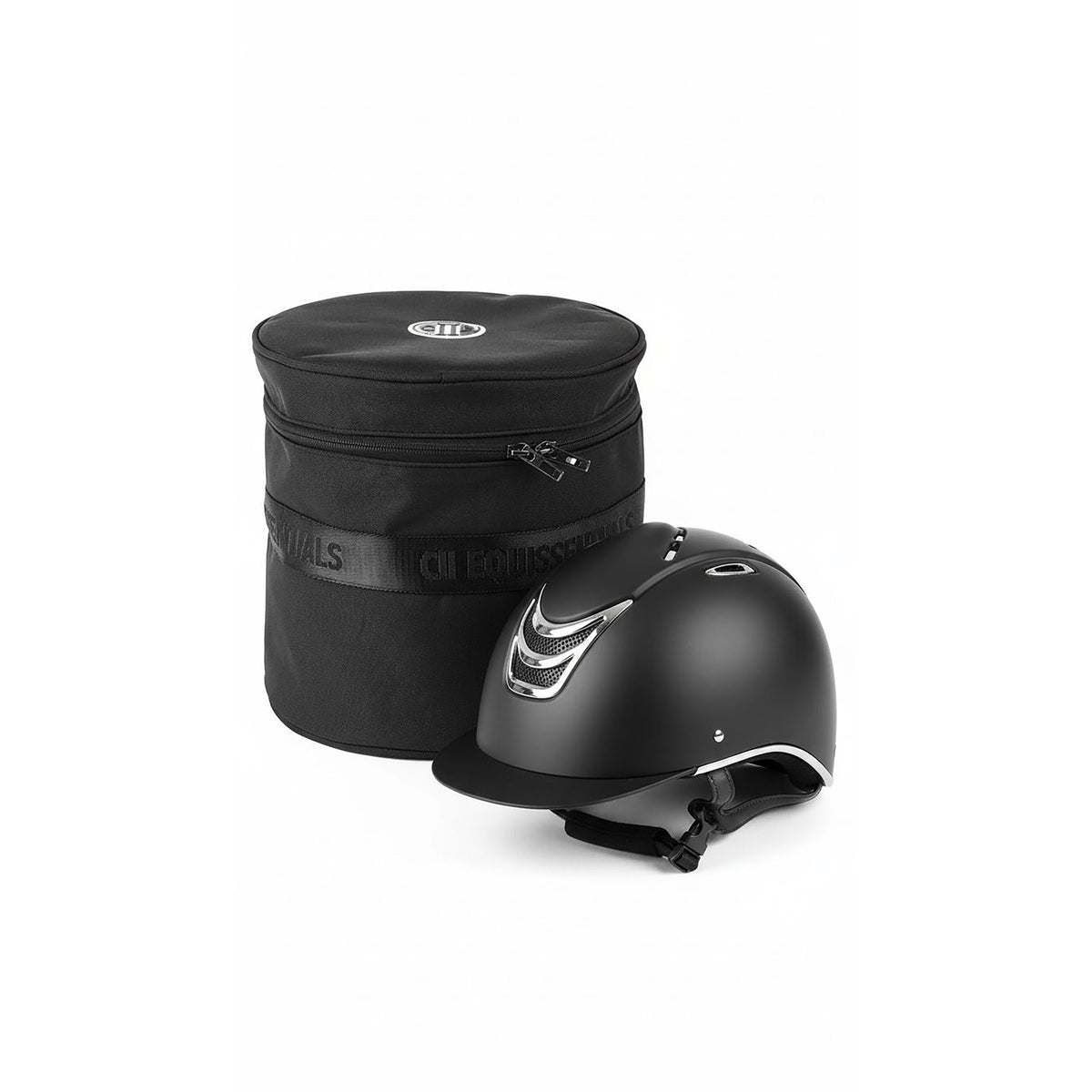 CLEMENTE Equestrian Helmet Bag Black (Jet Black)