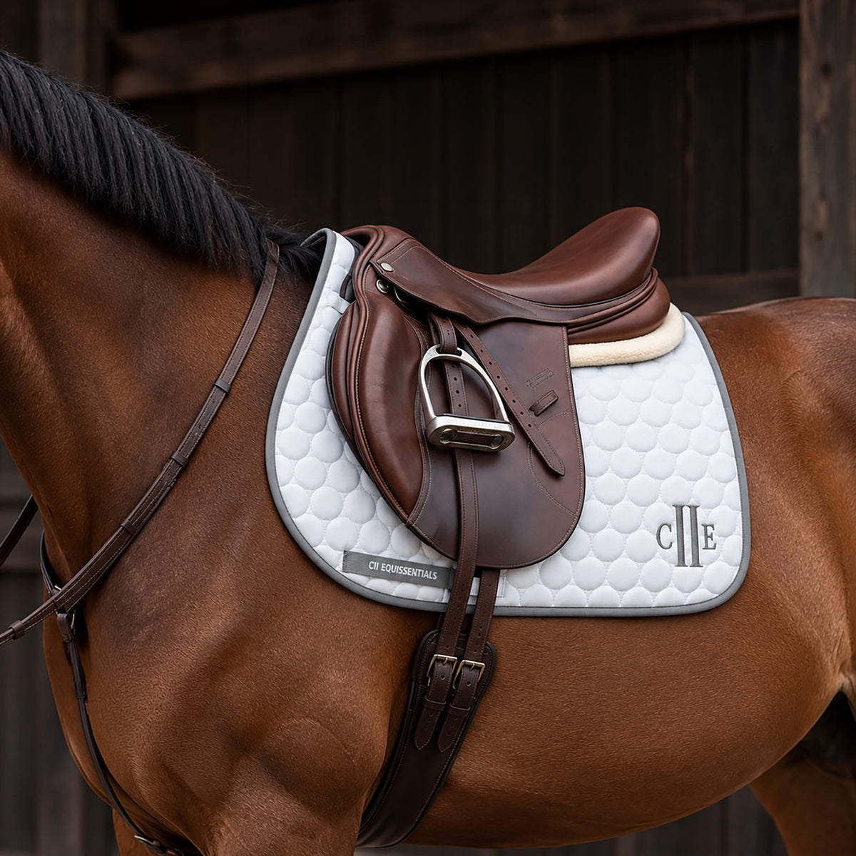 TRUCKEE Saddlepad Offwhite (Snow White)