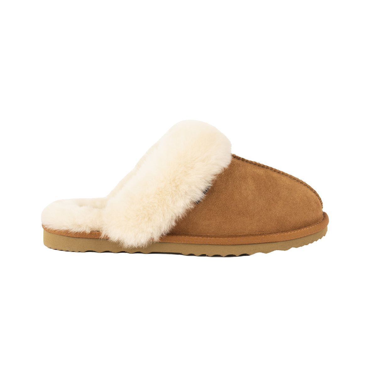 GROSETTO Ladies Sheepleather Slippers Cognac
