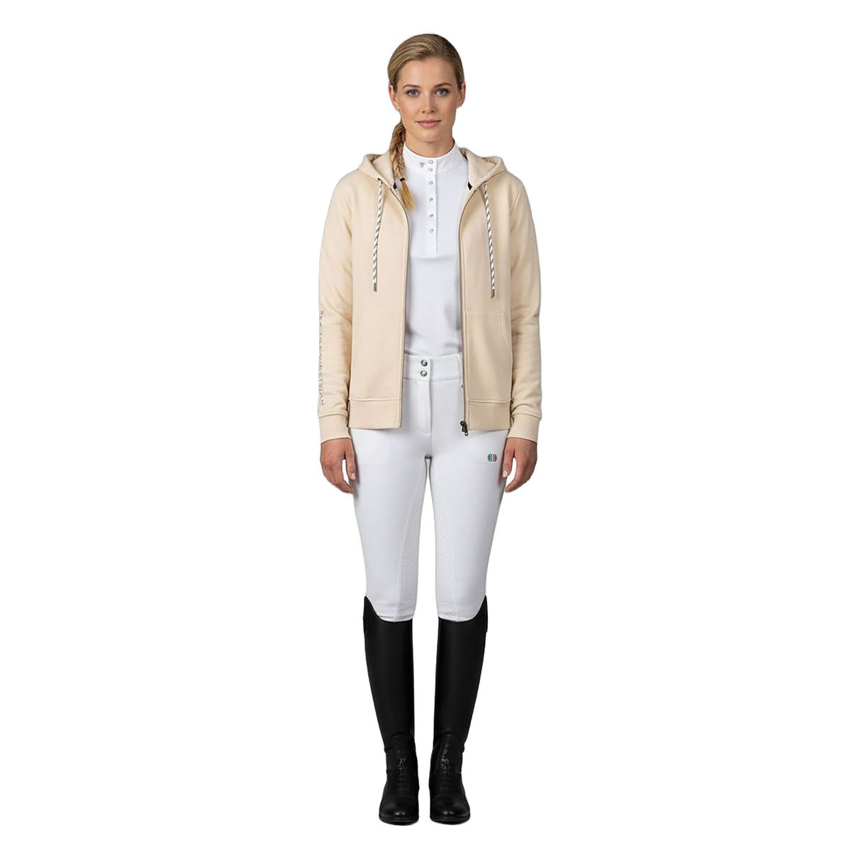 LEICHESTER Unisex Sweat Jacket Sandshell (Beige)