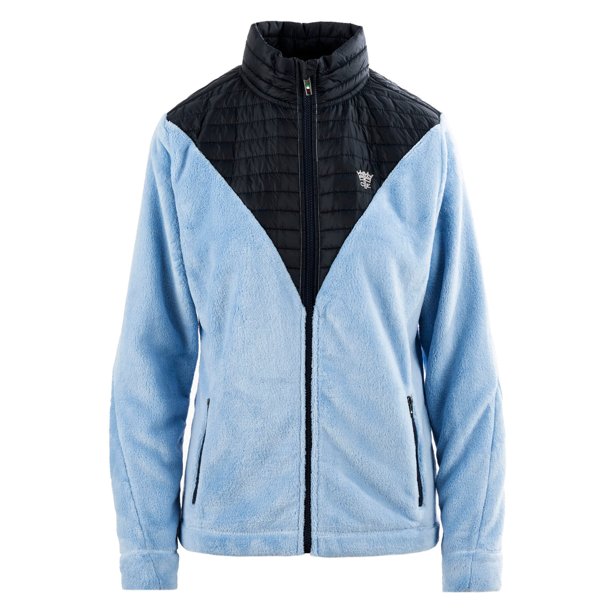 VICTORIA Ladies Coral Fleece Jacket Placid Blue(Lt Blue)