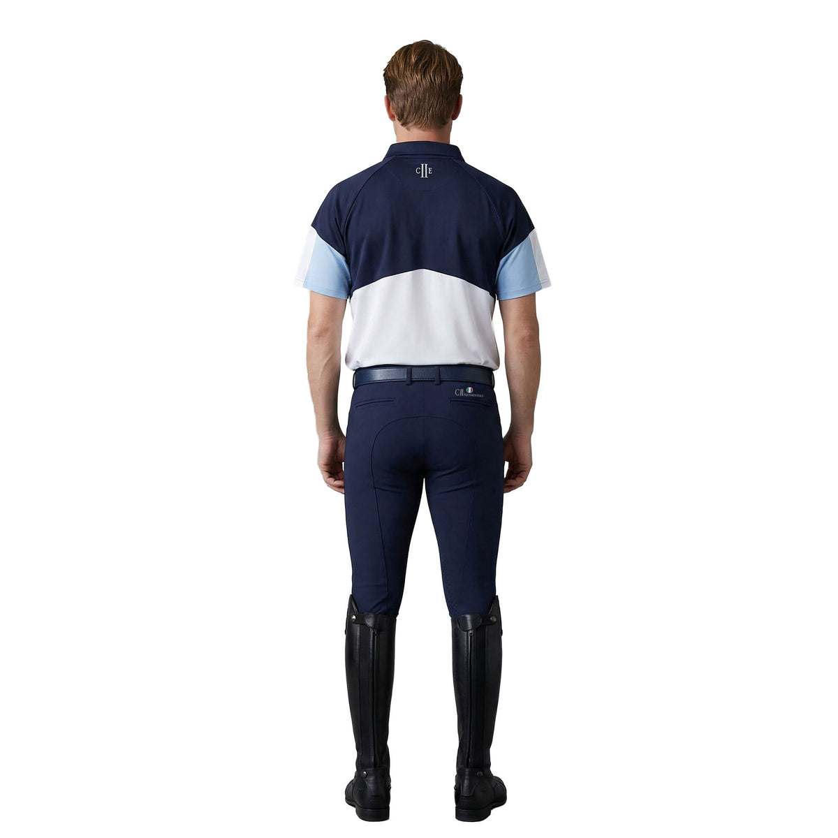 OXFORD Mens Technical RN T-Shirt Navy (Black Iris)