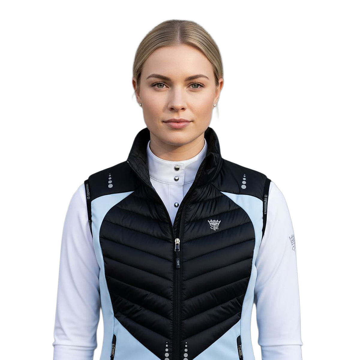 GREEN PARK Ladies Hybrid Bodywarmer Placid Blue(Lt Blue)