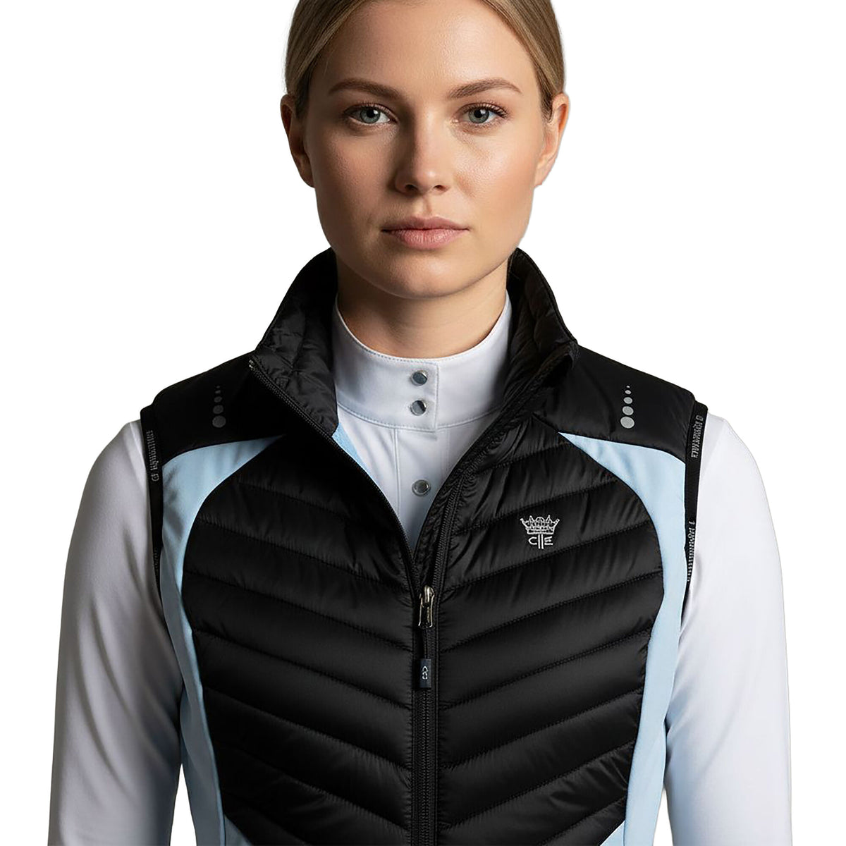 GREEN PARK Ladies Hybrid Bodywarmer Placid Blue(Lt Blue)