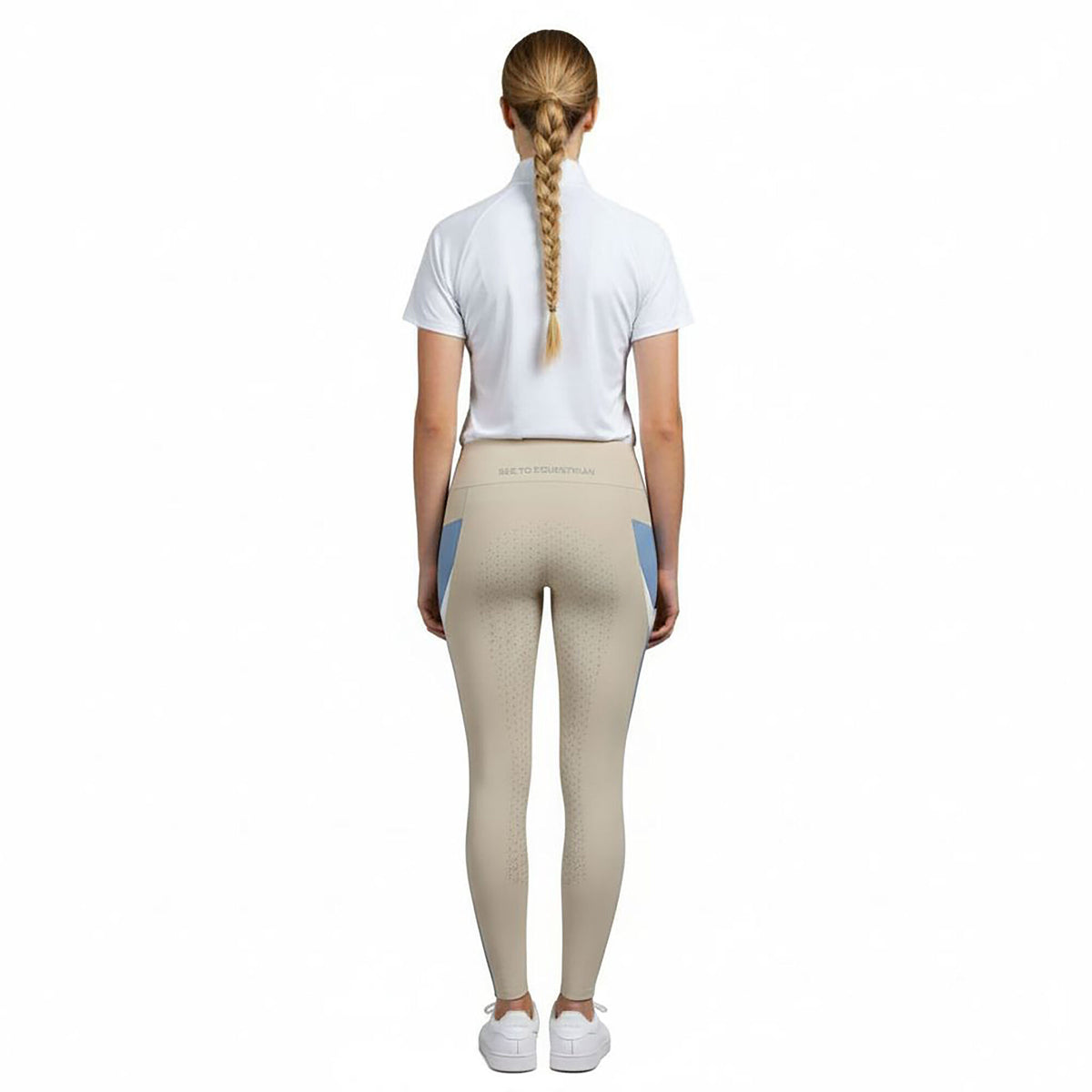 BRIDGE Ladies FG Color Blocks Riding Thights Sandshell (Beige)