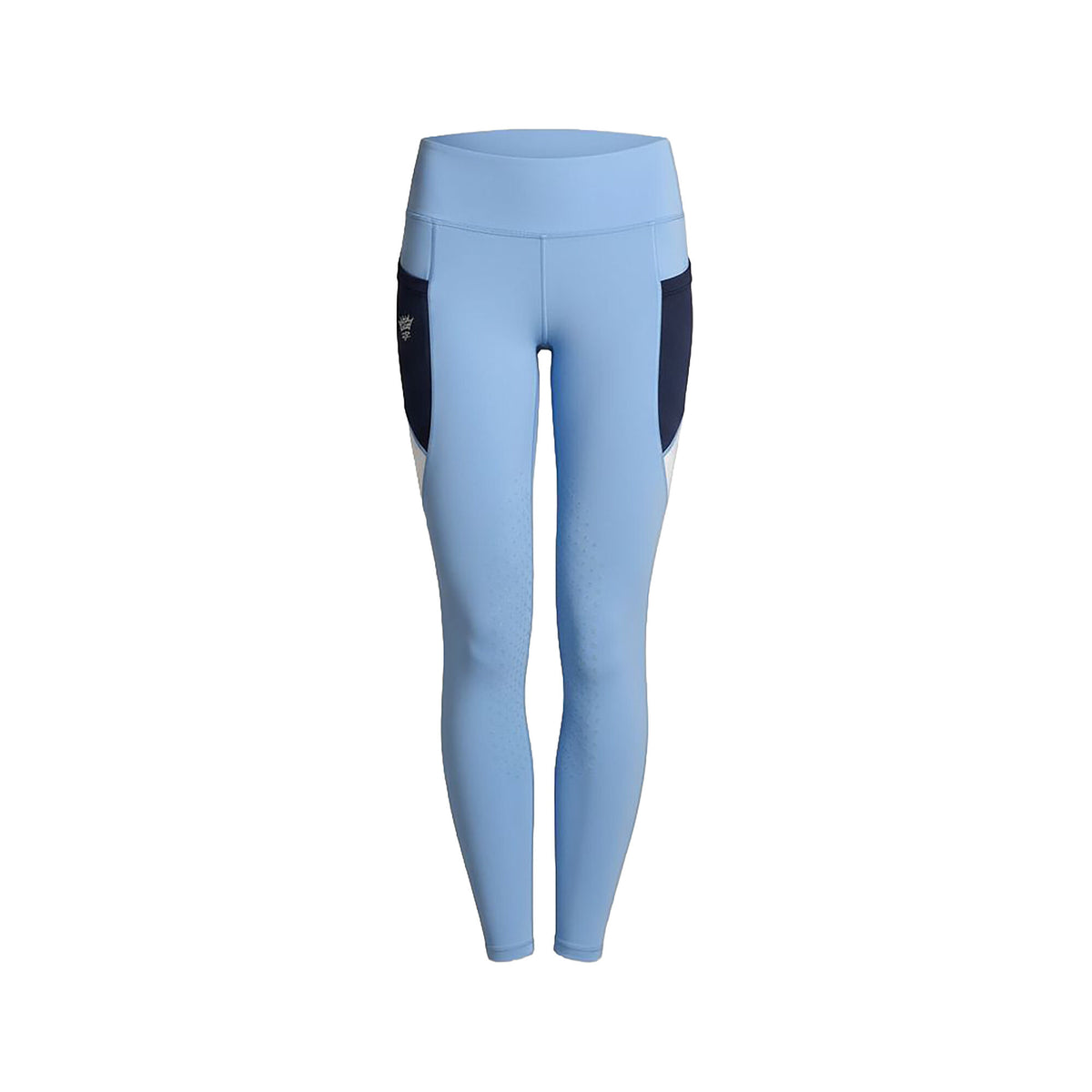 BRIDGE Ladies FG Color Blocks Riding Thights Placid Blue(Lt Blue)