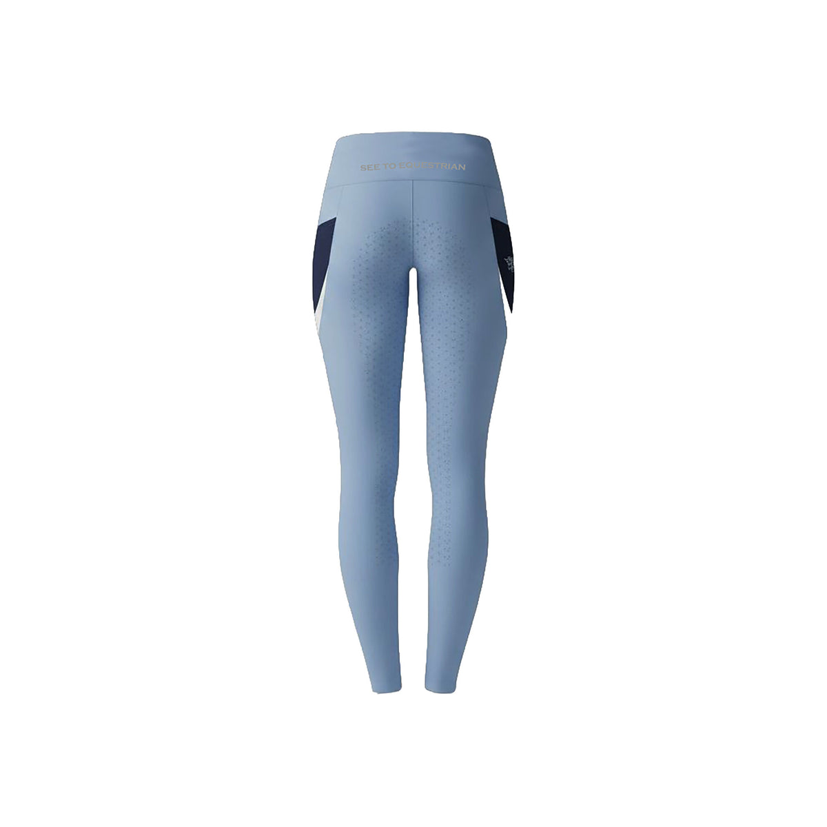 BRIDGE Ladies FG Color Blocks Riding Thights Placid Blue(Lt Blue)