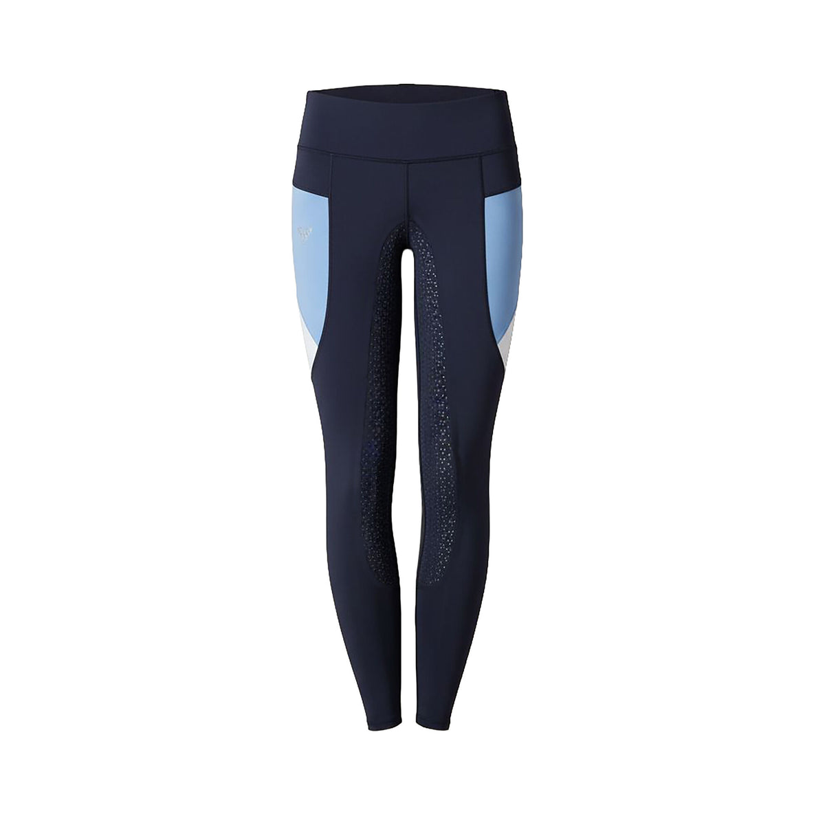BRIDGE Ladies FG Color Blocks Riding Thights Navy (Black Iris)