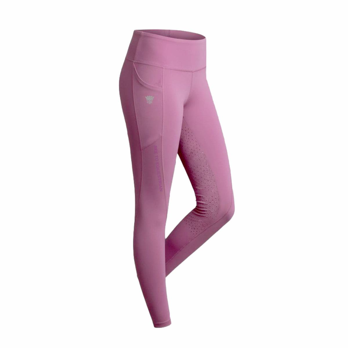 WATERLOO Ladies FG Solid Riding Thights Spring Crocus (Pink)