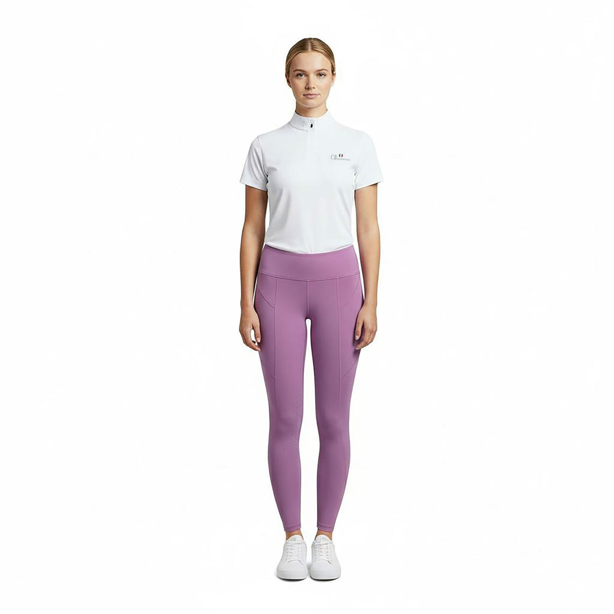 WATERLOO Ladies FG Solid Riding Thights Spring Crocus (Pink)