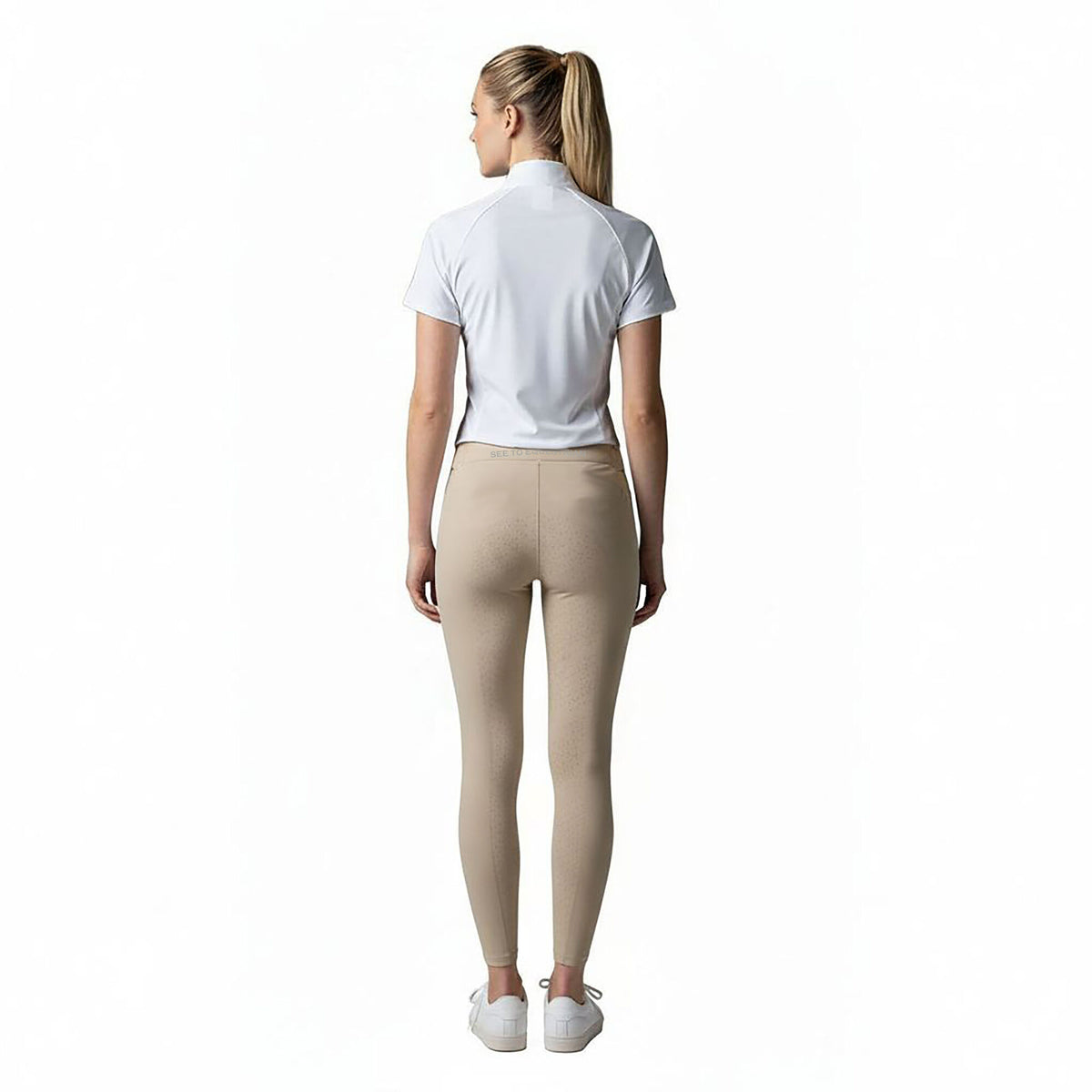 WATERLOO Ladies FG Solid Riding Thights Sandshell (Beige)