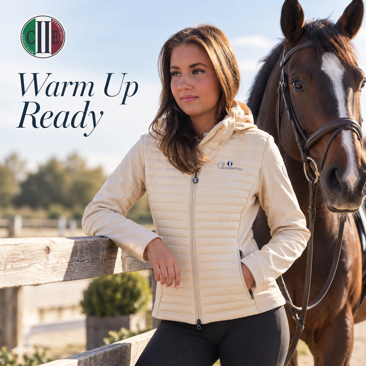 SAN JOSE Softshell Quilted Jacket Beige (Chreme Brulee)