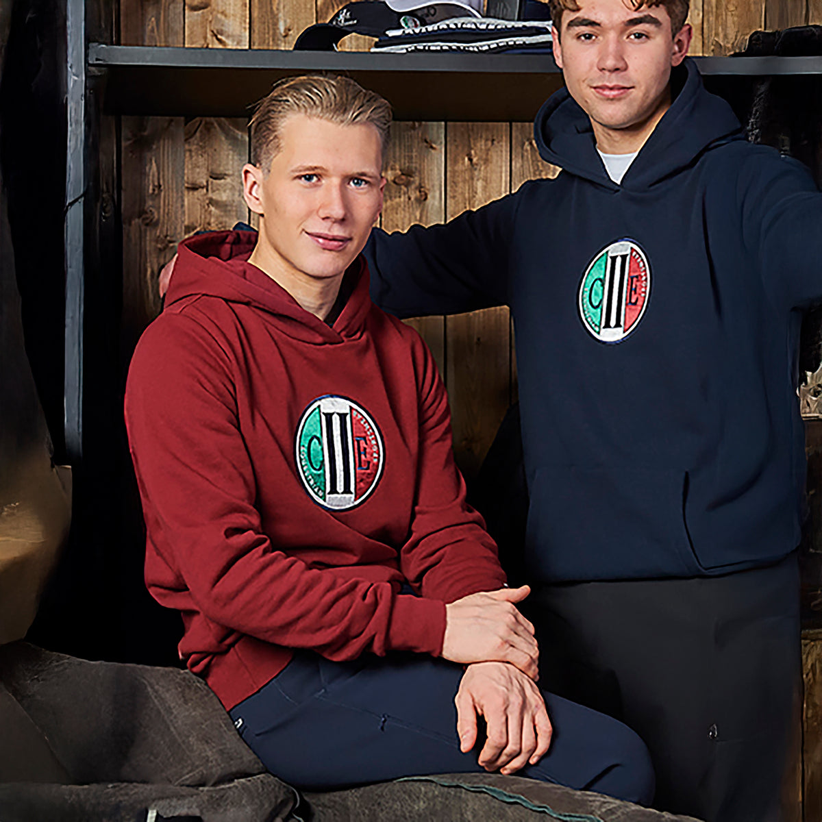 STOCTON Unisex Longsleeved Hoodie Navy (Black Iris)
