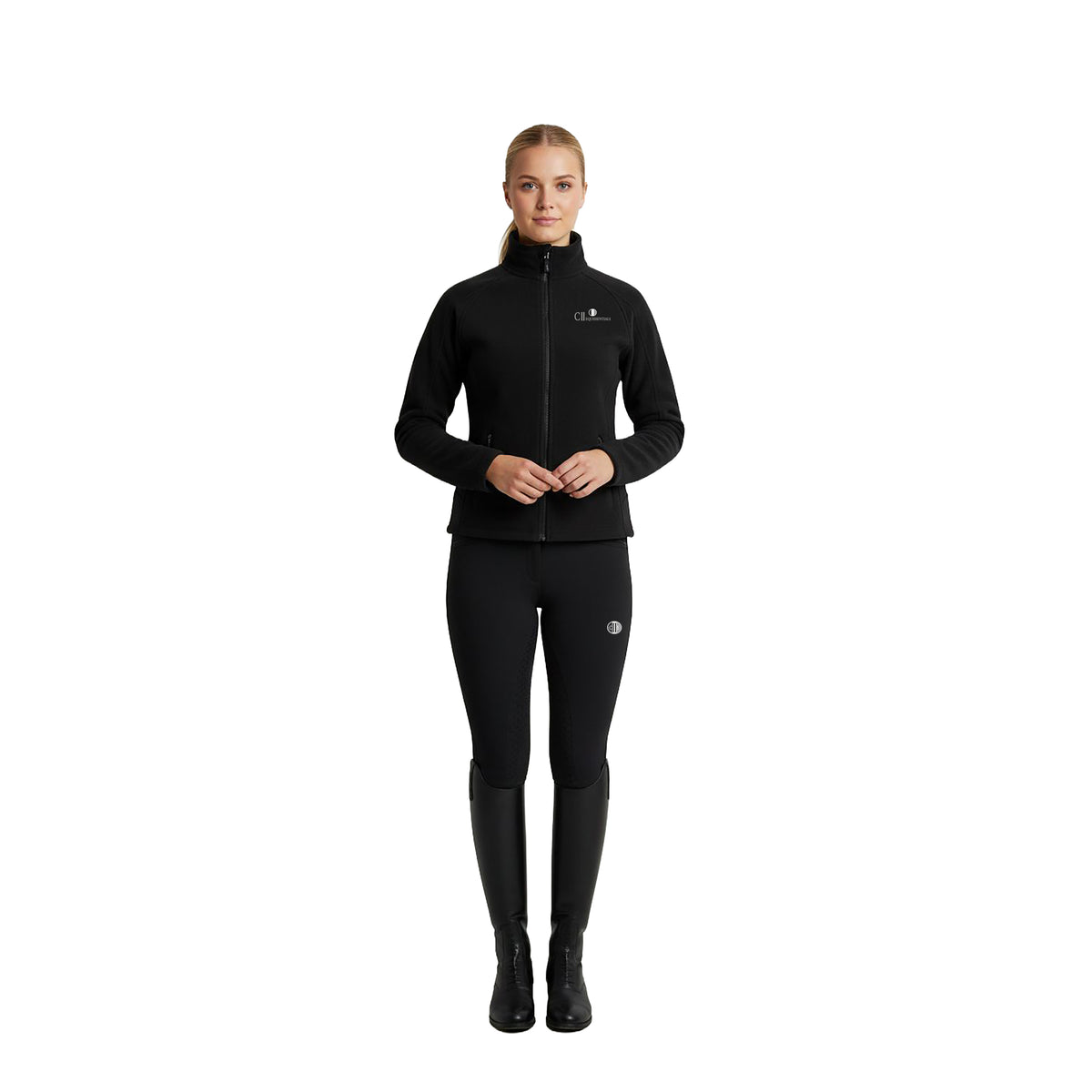 SANTA CLARA Polar Fleece Jacket Black (Jet Black)