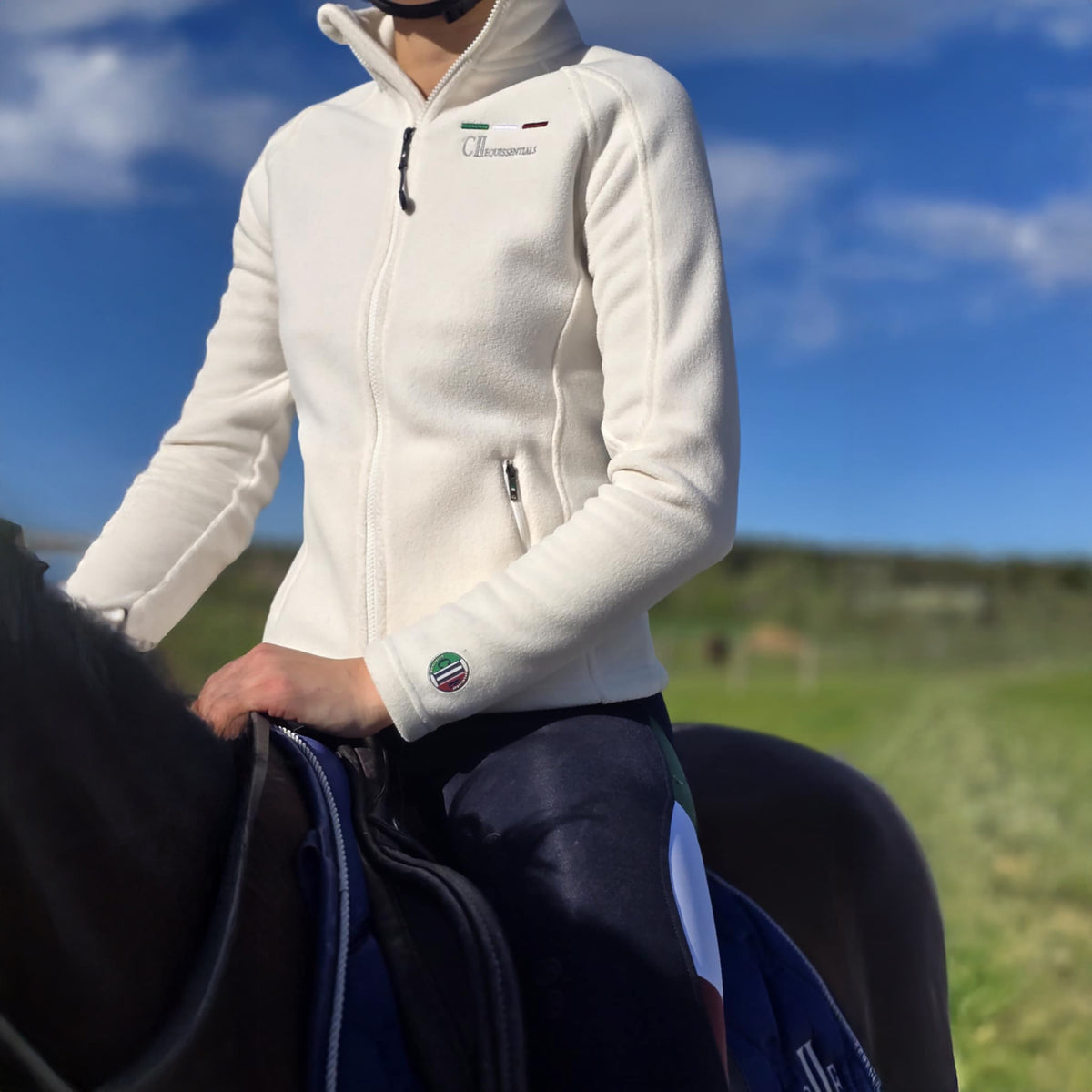 SANTA CLARA Polar Fleece Jacket Offwhite (Snow White)