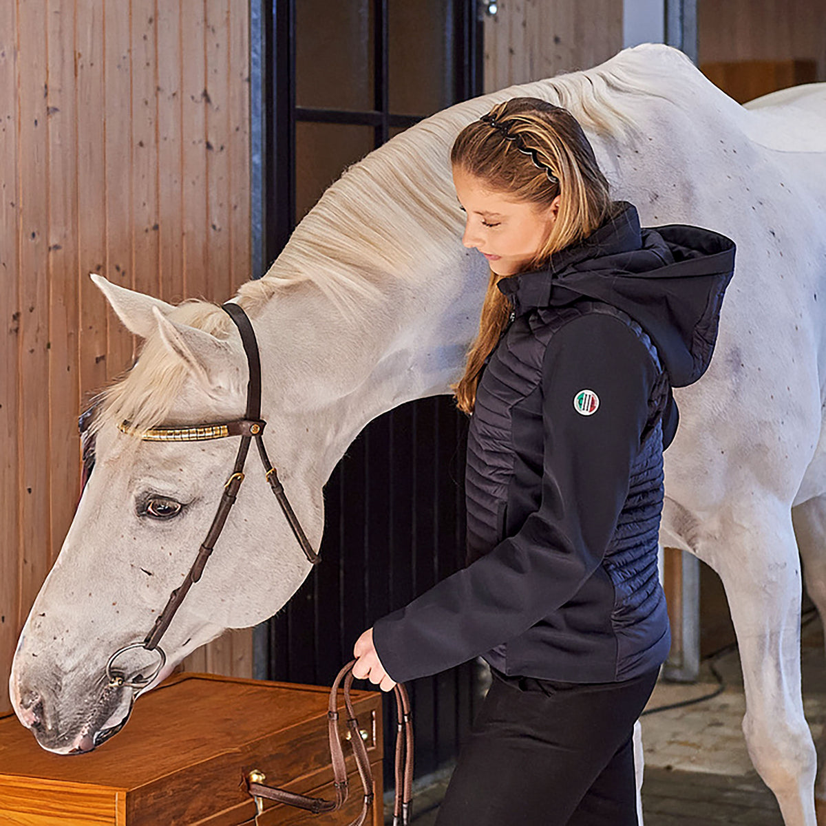 SAN JOSE Softshell Quilted Jacket Navy (Black Iris)
