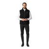 ELK GROVE Sherpa Fleece Vest Black (Jet Black)