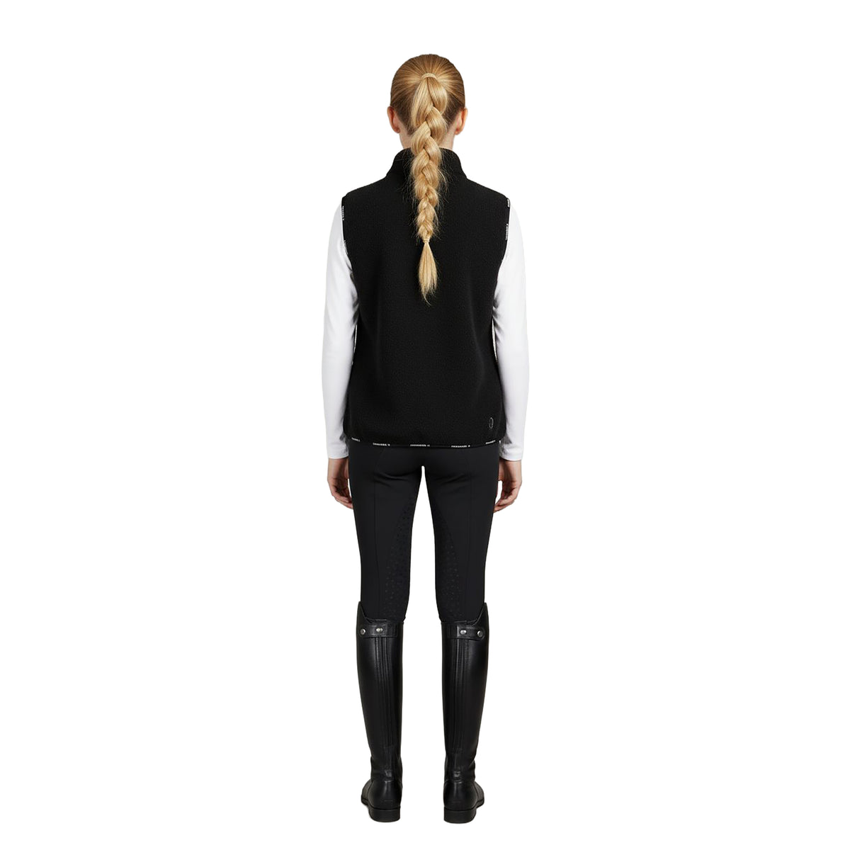 ELK GROVE Sherpa Fleece Vest Black (Jet Black)