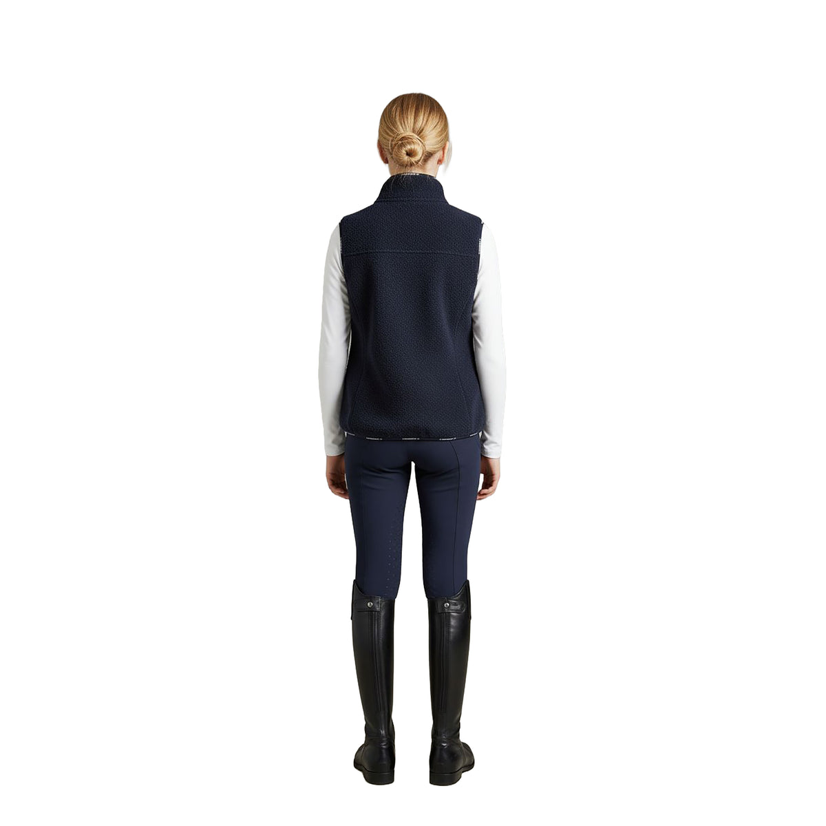 ELK GROVE Sherpa Fleece Vest Navy (Black Iris)