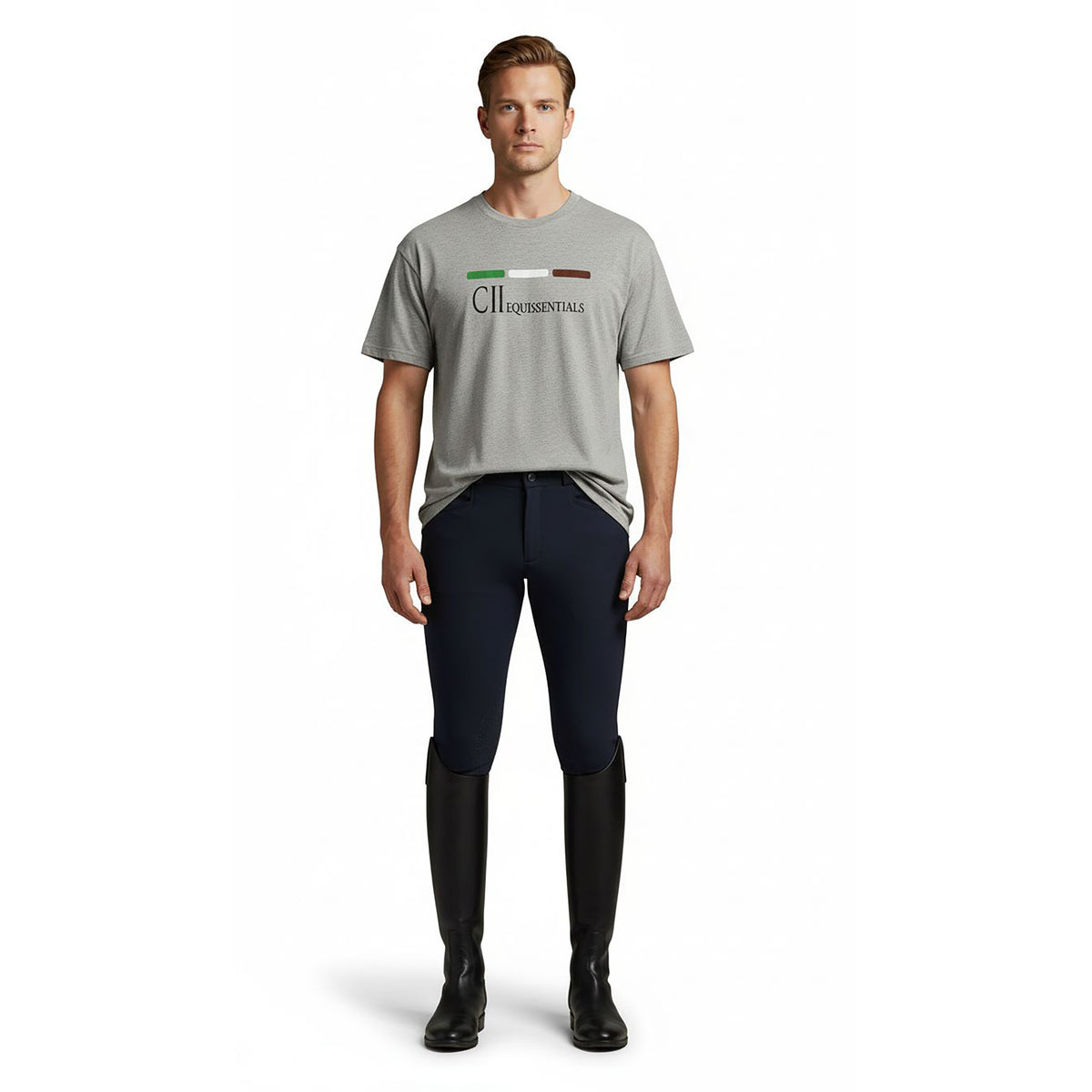 GREAT AMERICA RN T-Shirt Grey Melange