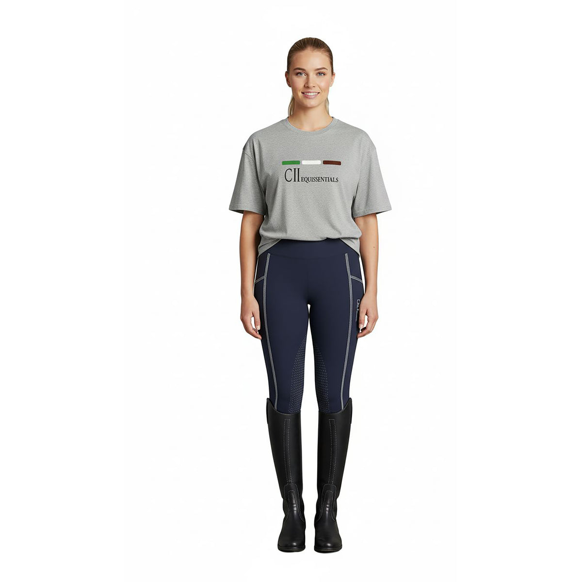 GREAT AMERICA RN T-Shirt Grey Melange