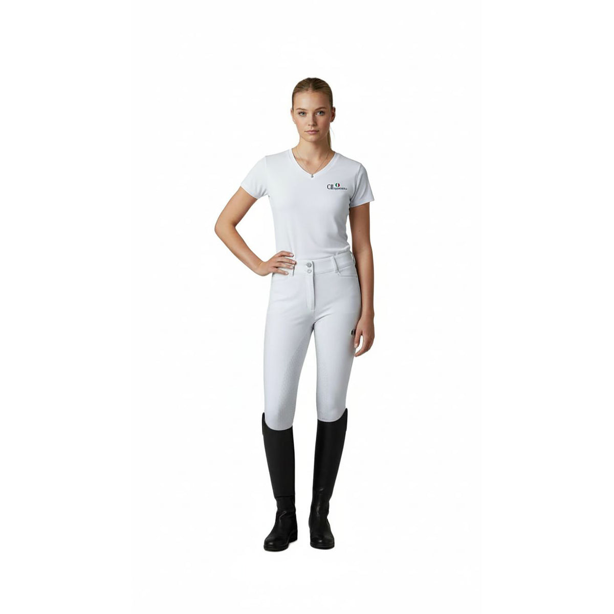ATWATER V-Neck T-Shirt White (Optical White)