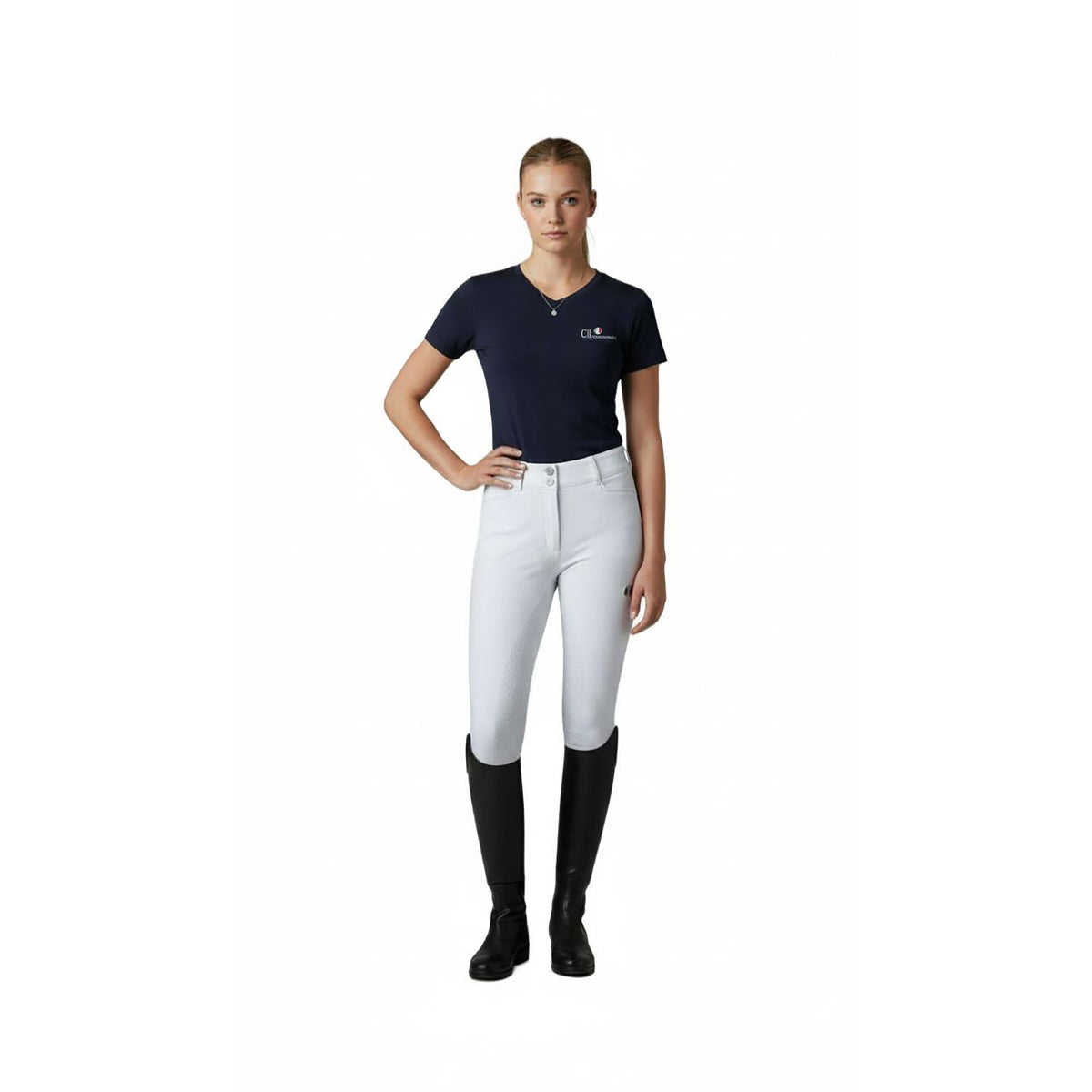 ATWATER V-Neck T-Shirt Navy (Black Iris)