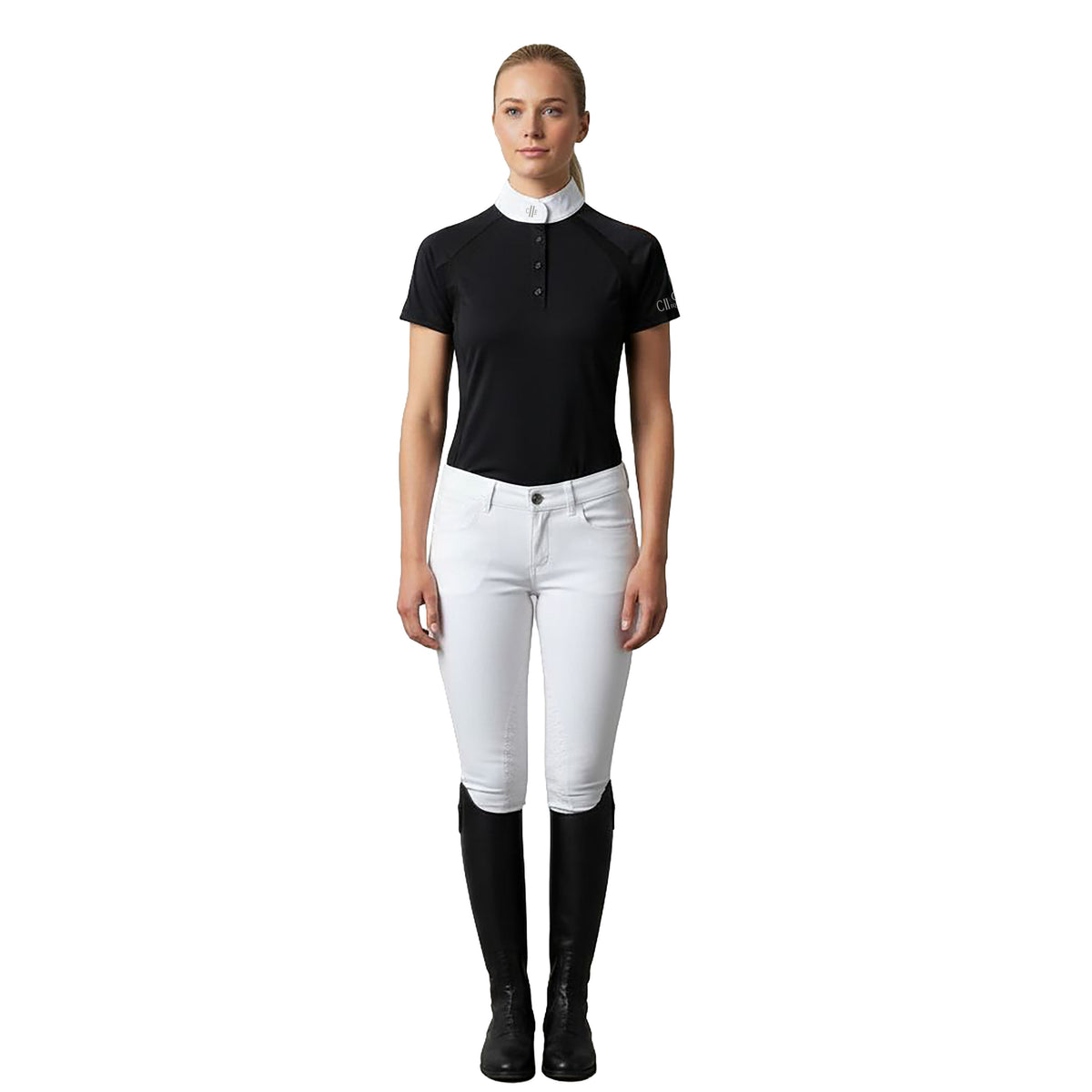 AUBURN Ladies Showshirt Black (Jet Black)