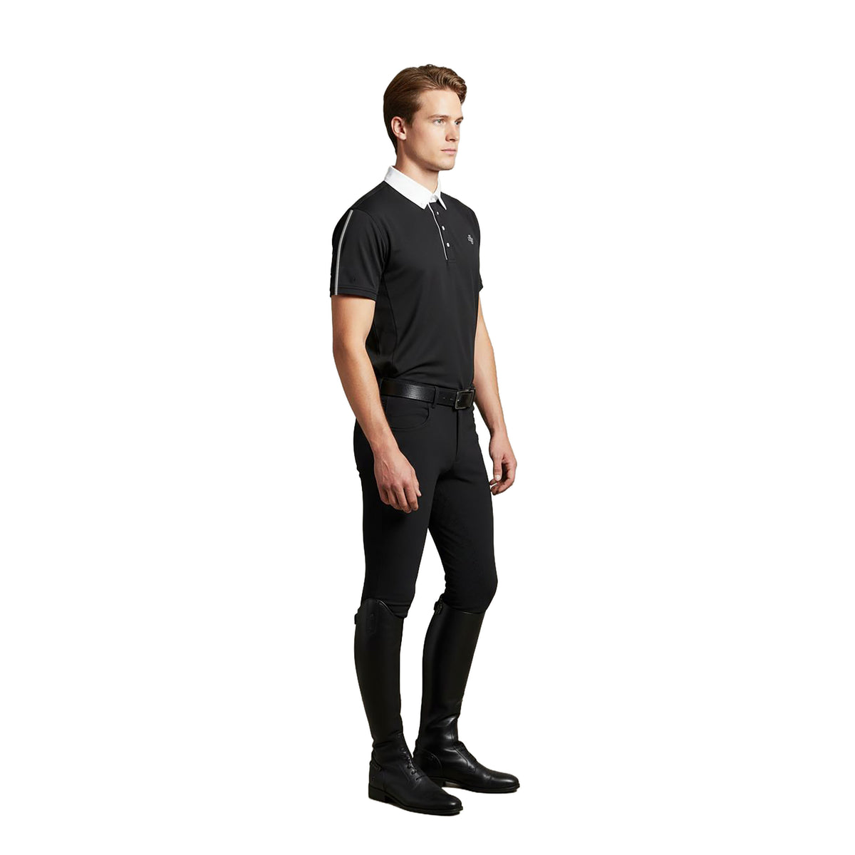 BARSTOW Mens BD Showshirt SS Black (Jet Black)