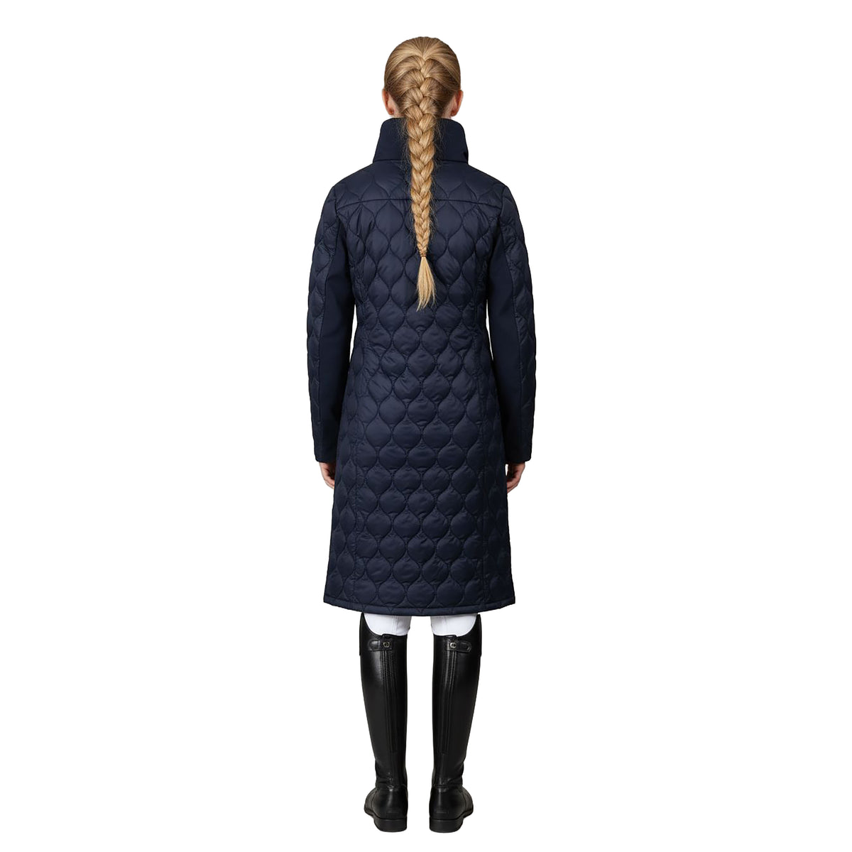 CAMARILLO  QUILTED LONG COAT Navy (Black Iris)