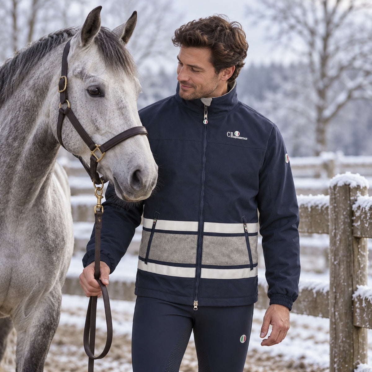 ALLENSWORTH Grooms Stable Jacket Navy (Black Iris)