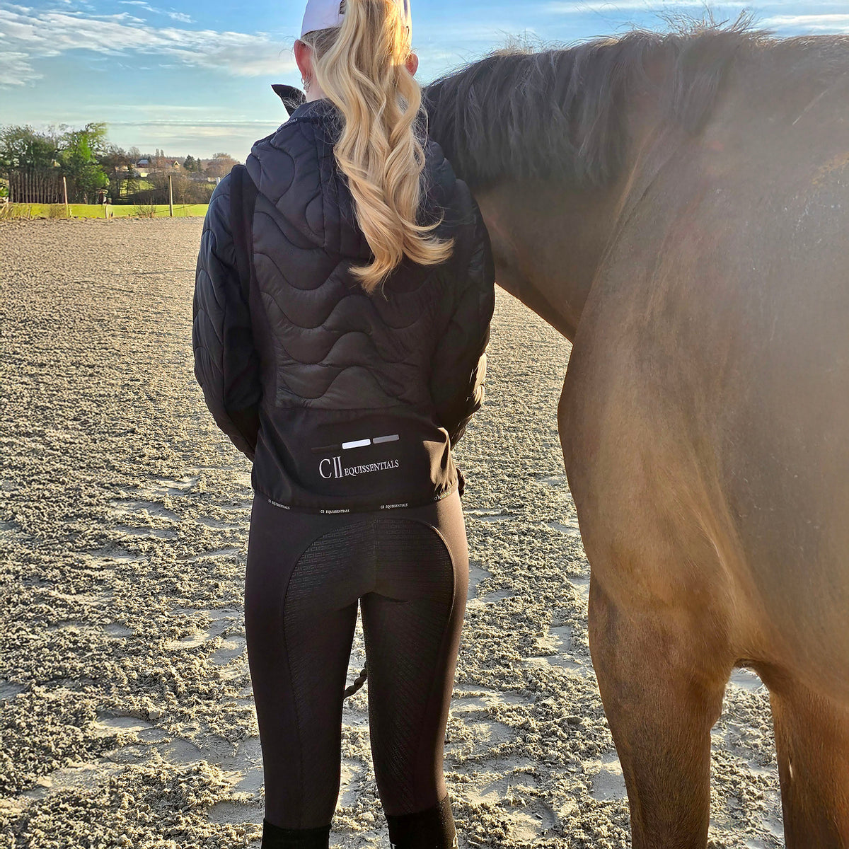 FRESNO COLOR Ladies Fullgrip Breeches Black (Jet Black)