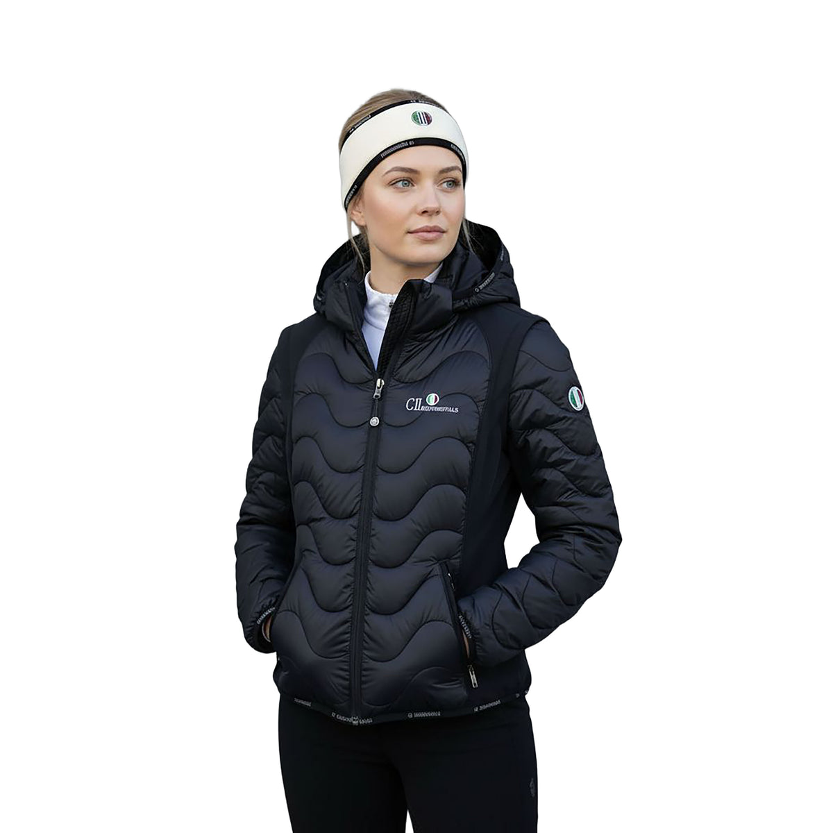 ENCINITAS Fleece Headband Offwhite (Snow White)