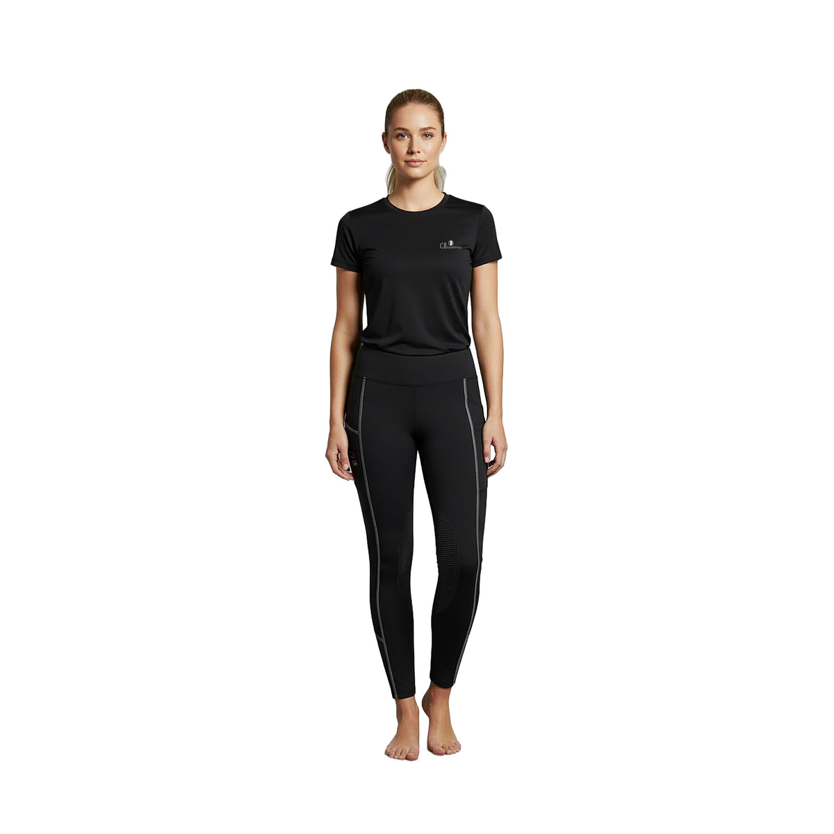GUADALUPE  Ladies Fullgrip Thights Black (Jet Black)