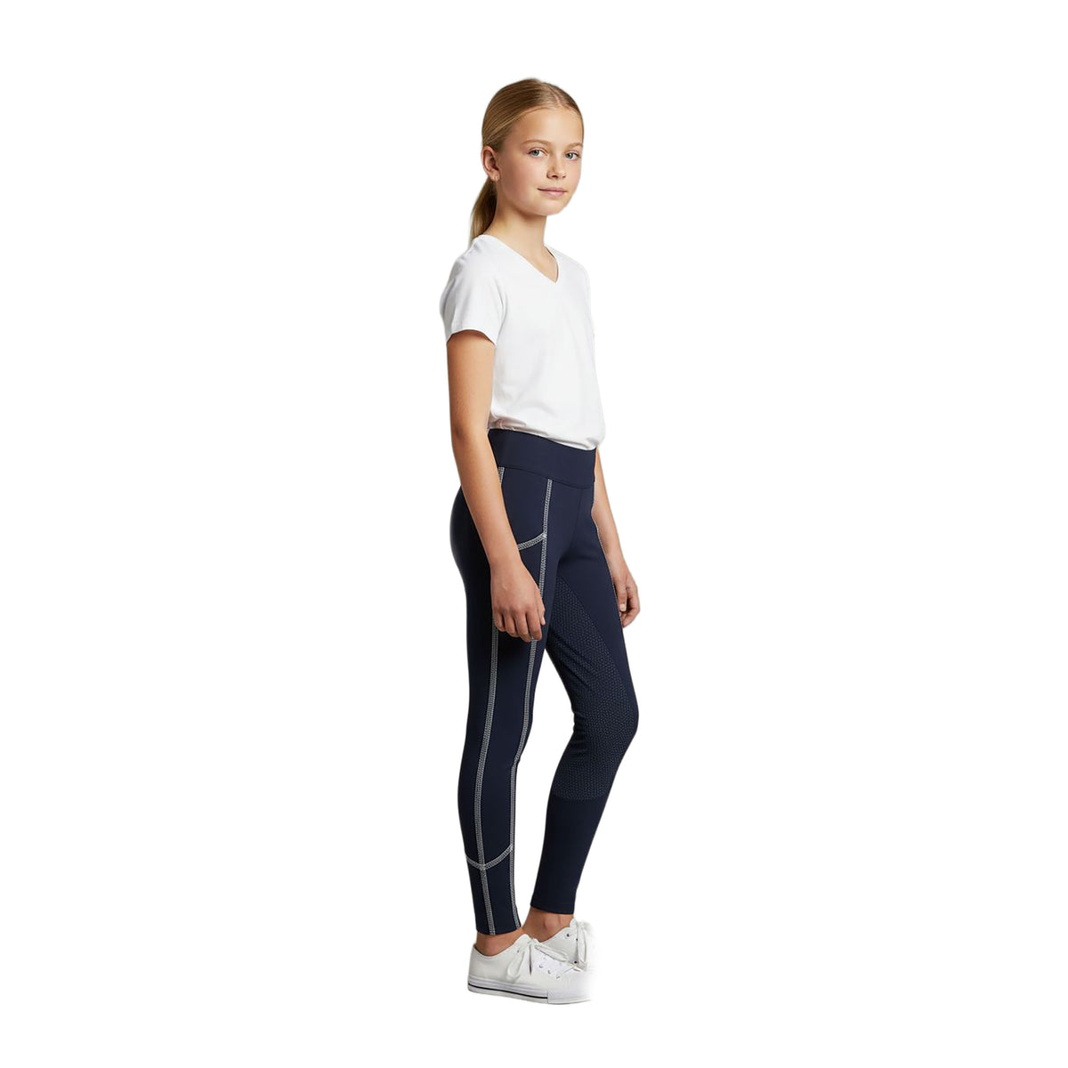 GUANDALUPE Girls Fullgrip thights Navy (Black Iris)