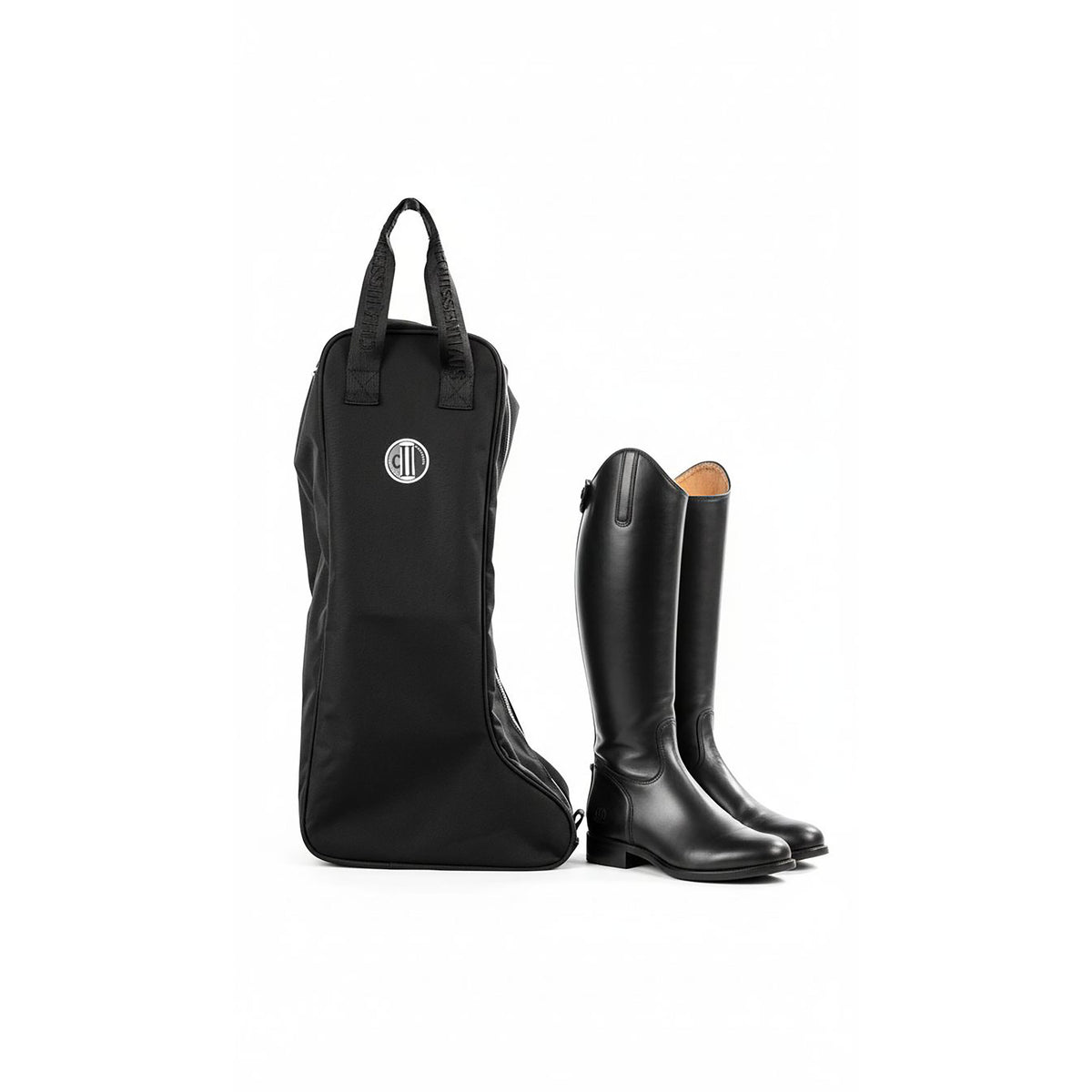 SALINAS Equestrian Boot Bag Black (Jet Black)