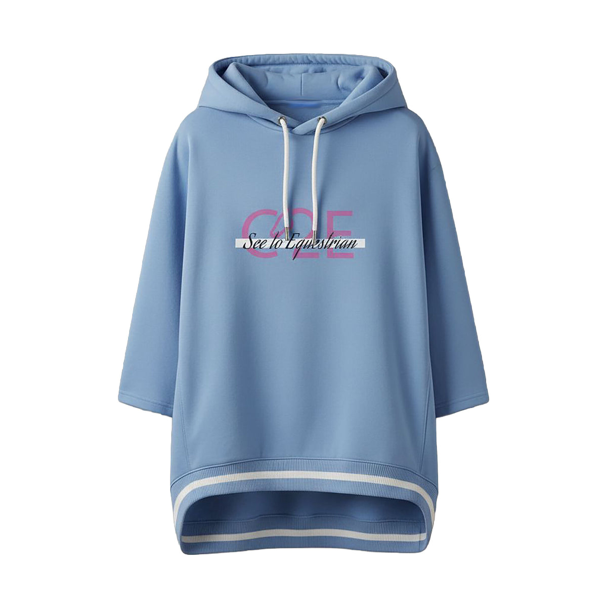 BARBICAN Ladies Oversized Sweat Placid Blue(Lt Blue)