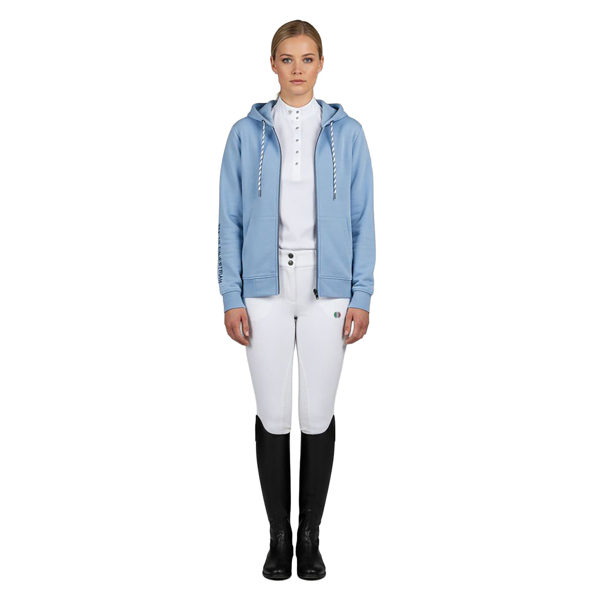 LEICHESTER Unisex Sweat Jacket Placid Blue(Lt Blue)