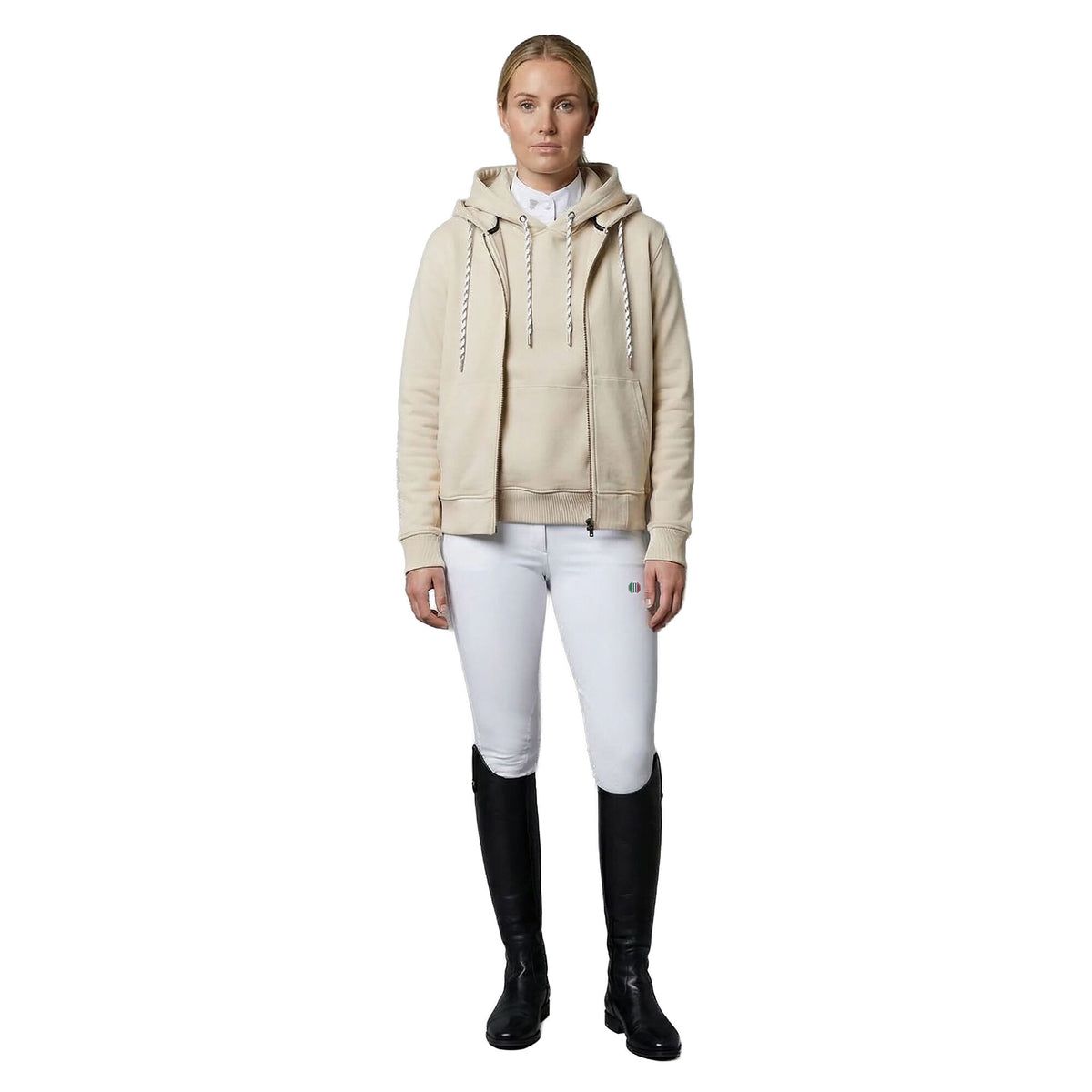 LEICHESTER Unisex Sweat Jacket Sandshell (Beige)
