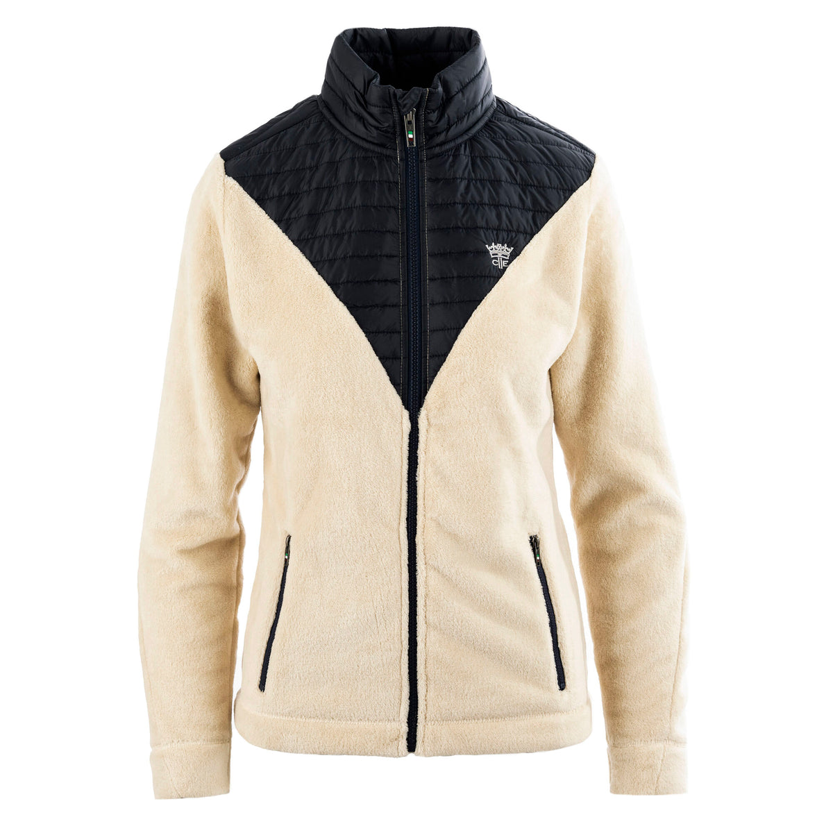 VICTORIA Ladies Coral Fleece Jacket Sandshell (Beige)