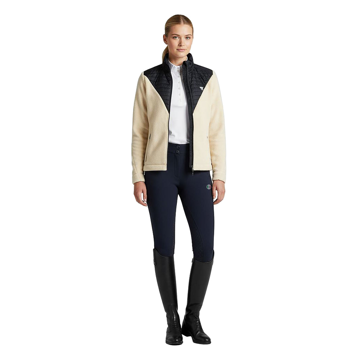 VICTORIA Ladies Coral Fleece Jacket Sandshell (Beige)